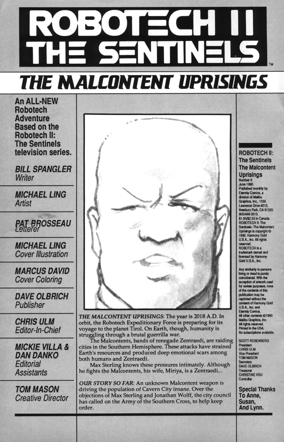 Read online Robotech II: The Sentinels - The Malcontent Uprisings comic -  Issue #6 - 2
