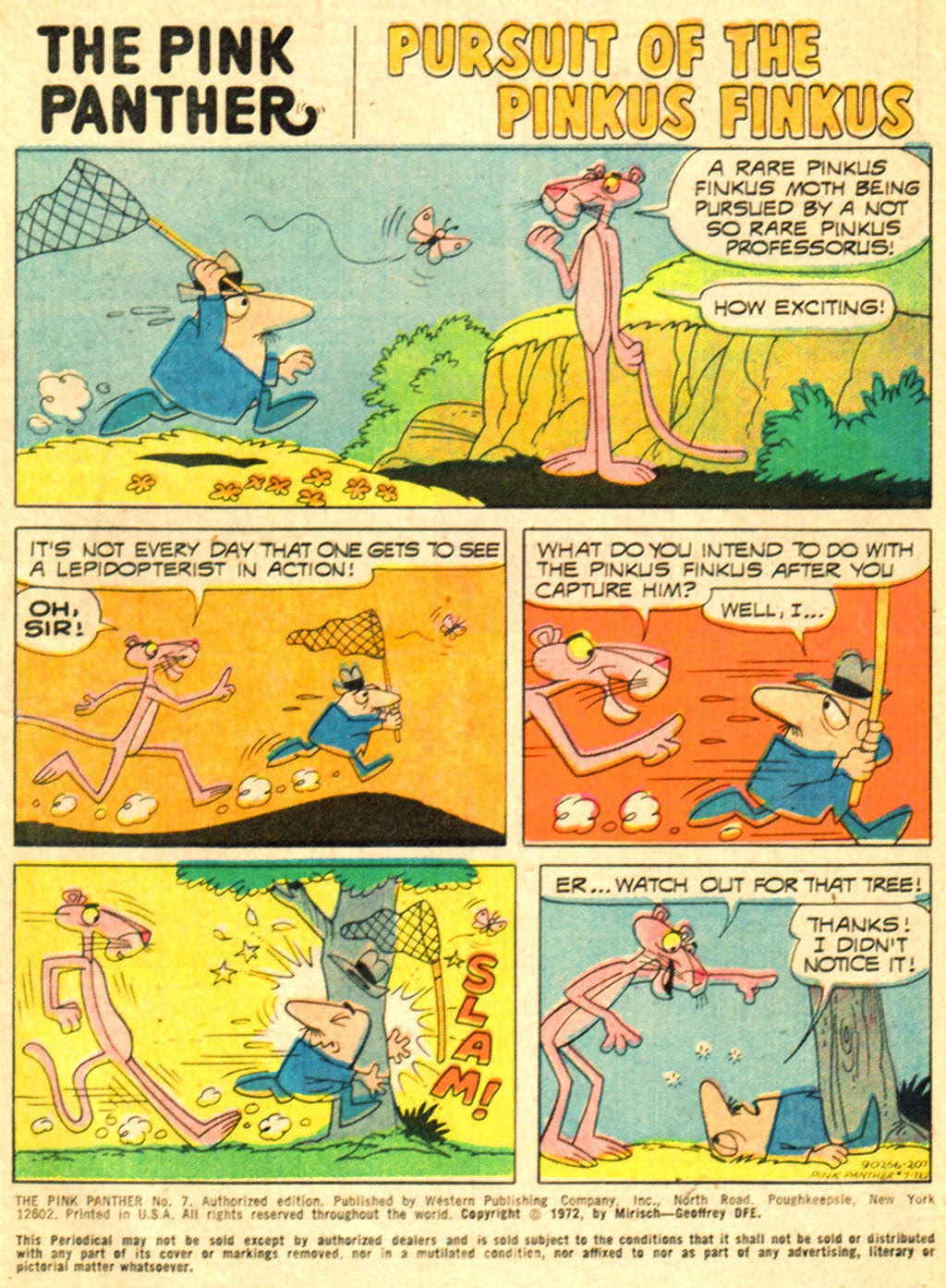 Read online The Pink Panther (1971) comic -  Issue #7 - 2
