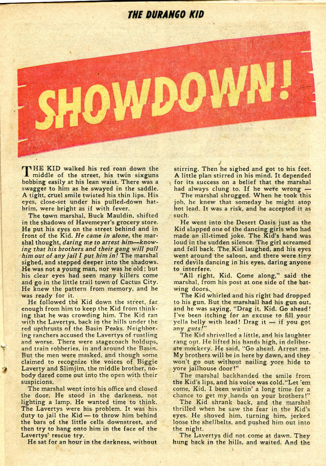 Read online Charles Starrett as The Durango Kid comic -  Issue #13 - 17