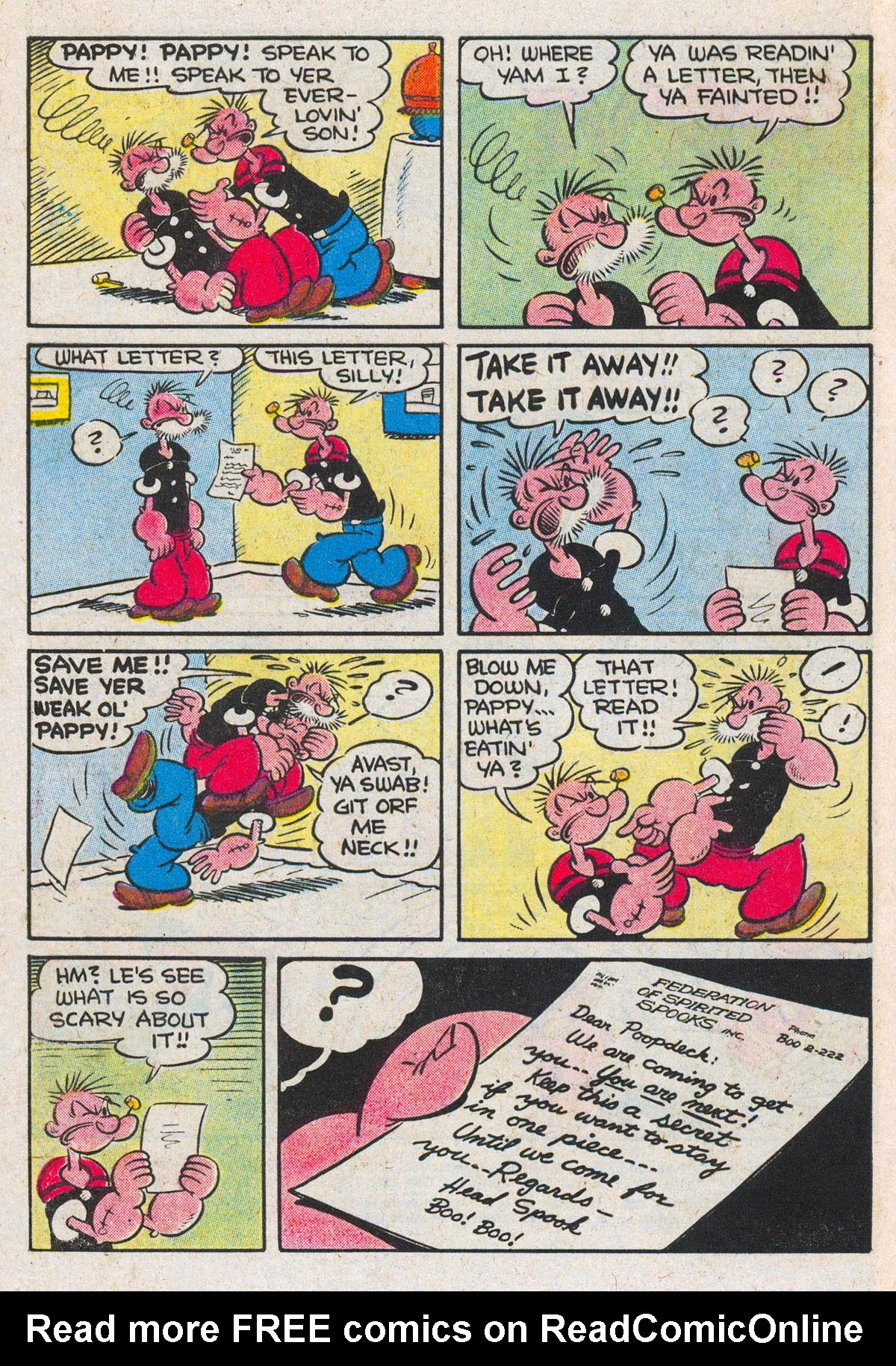 Read online Popeye (1948) comic -  Issue #169 - 4