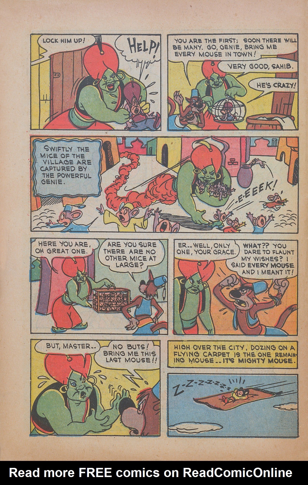 Read online Paul Terry's Mighty Mouse Comics comic -  Issue #5 - 8