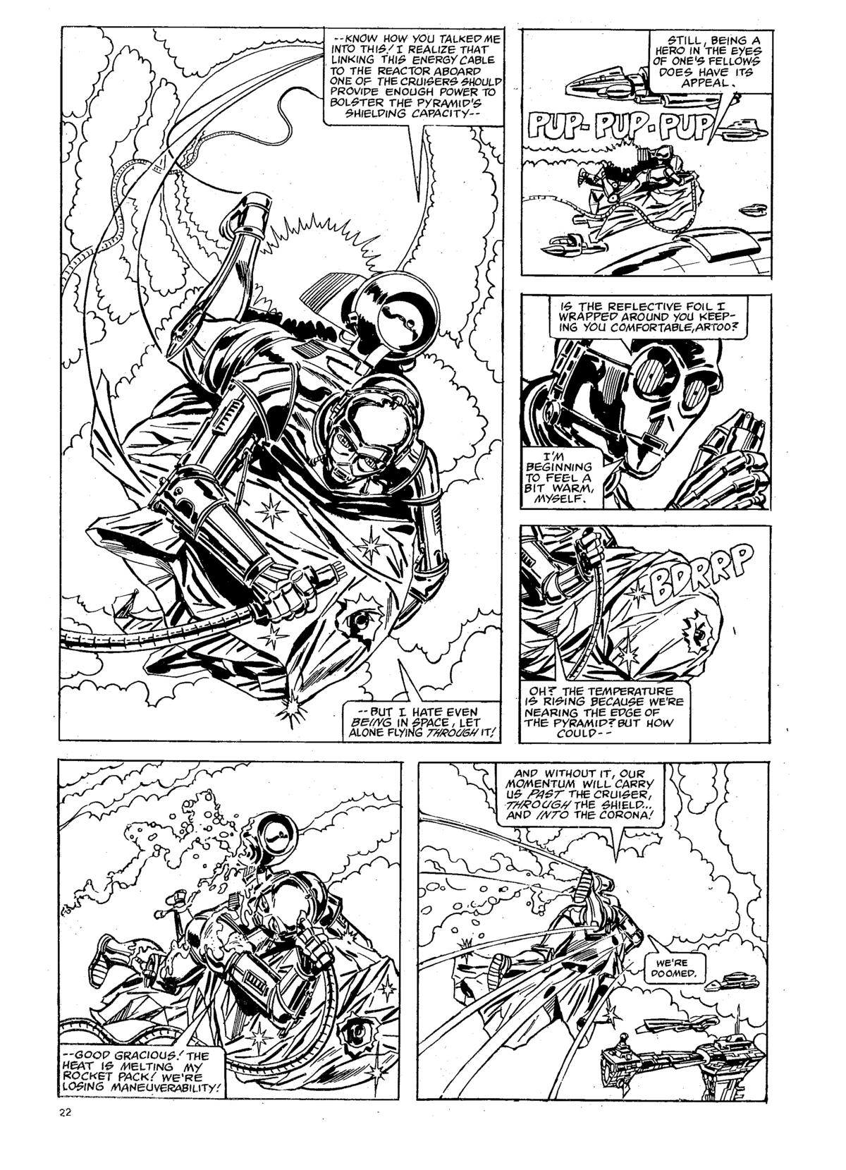 Read online Star Wars Weekly comic -  Issue #158 - 22