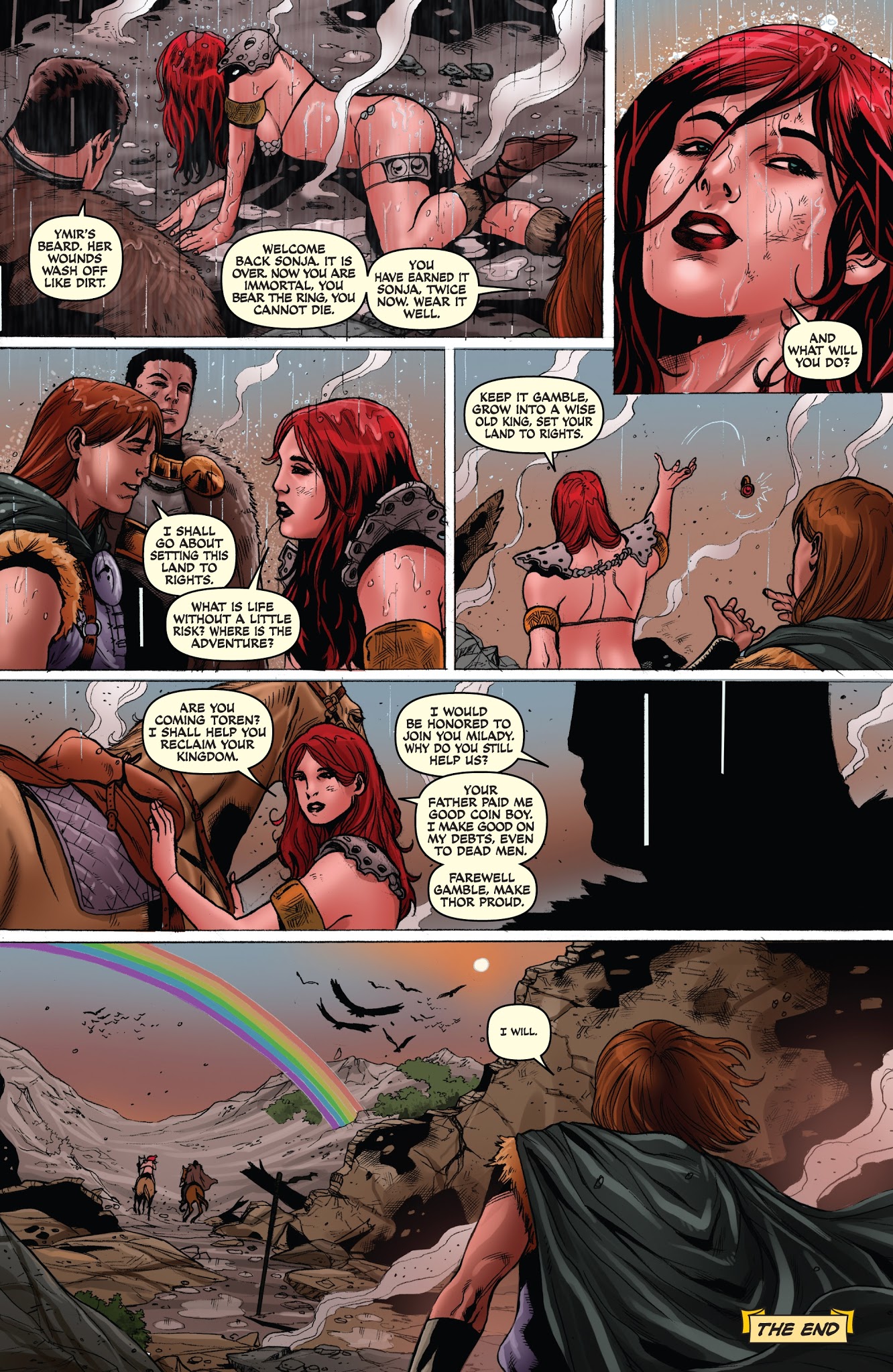 Read online Red Sonja: Revenge of the Gods comic -  Issue #5 - 24