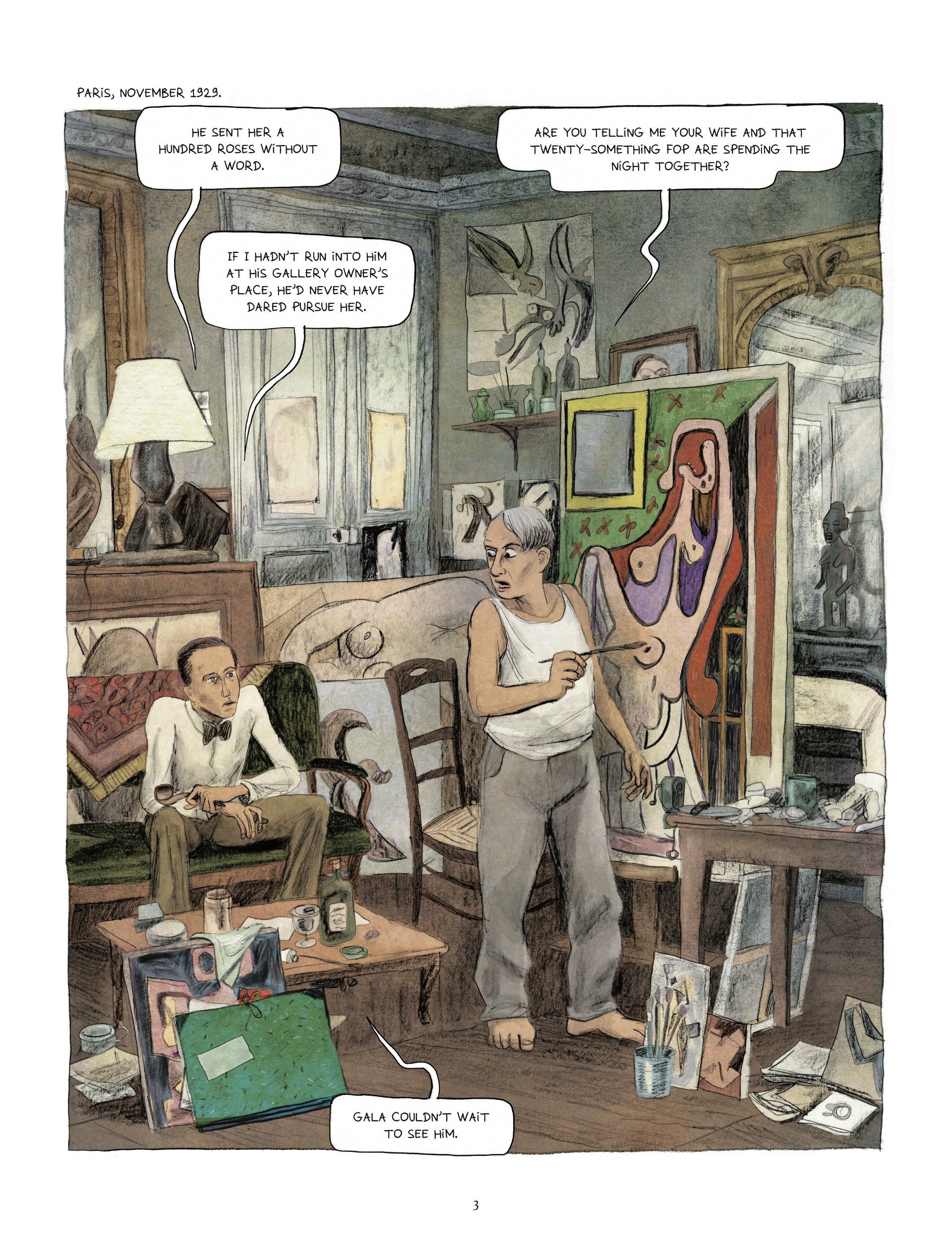 Read online Dalí: Before Gala comic -  Issue # TPB - 5