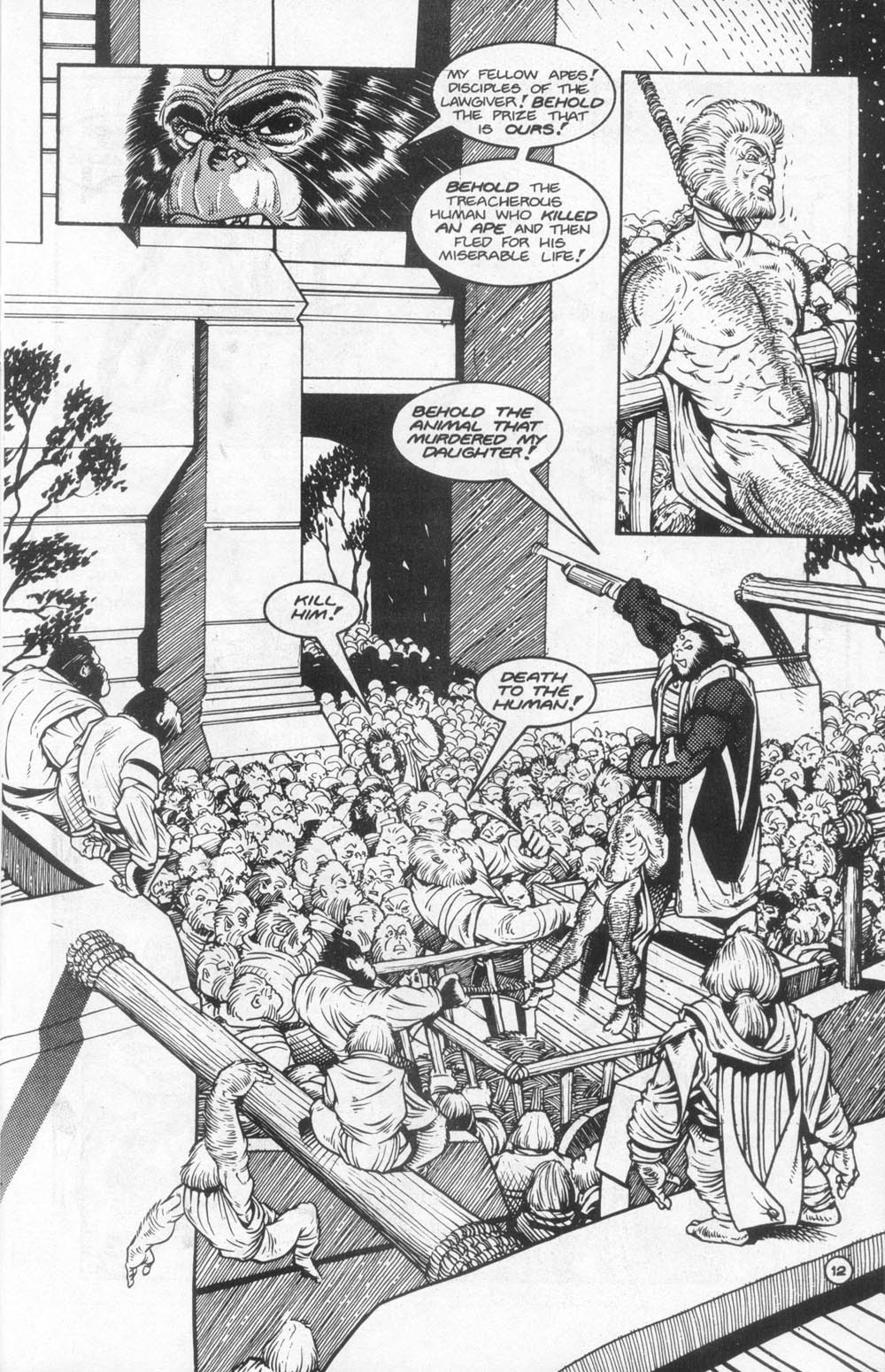 Read online Planet of the Apes: The Sins of the Father comic -  Issue # Full - 14