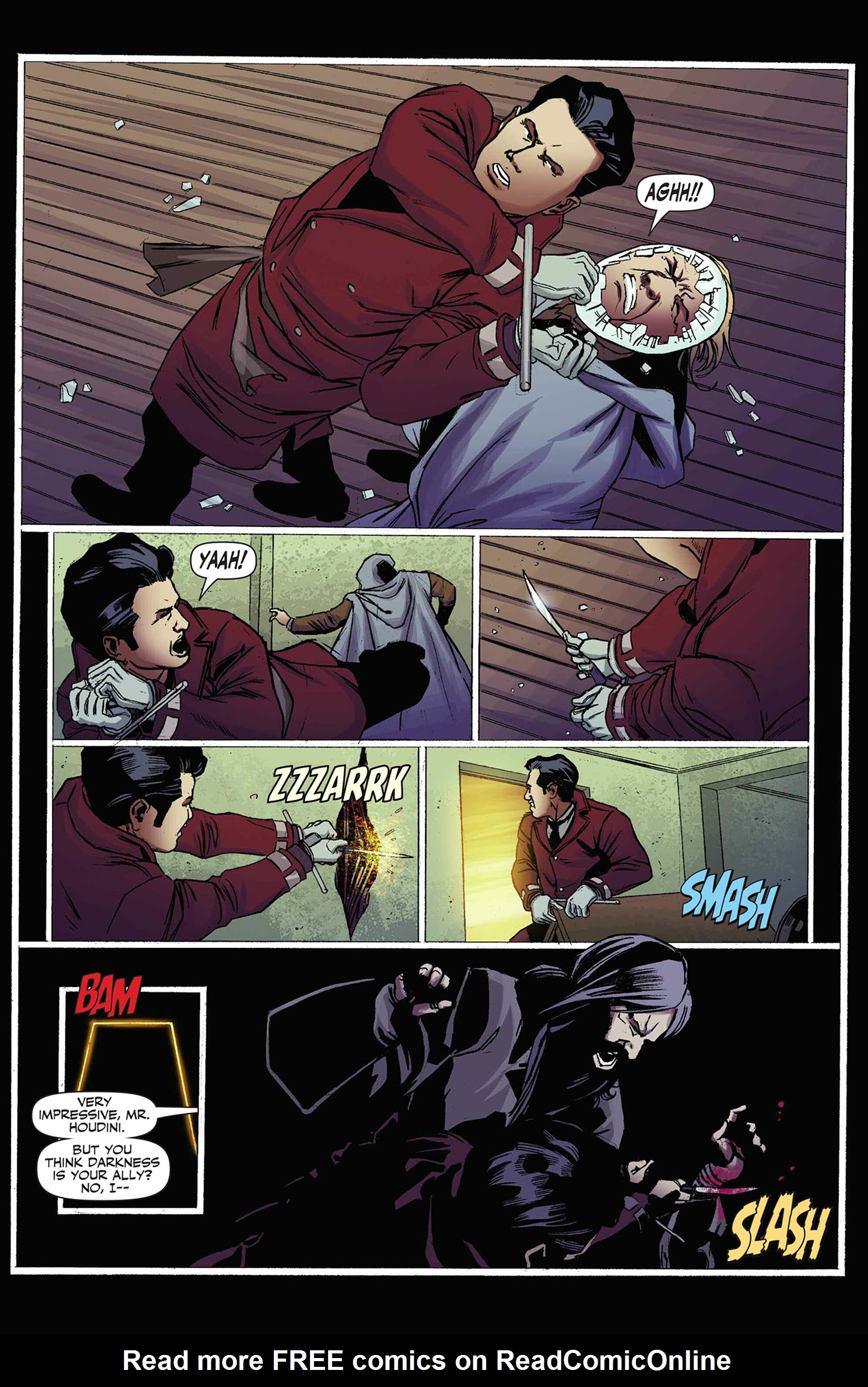 Read online Sherlock Holmes vs. Harry Houdini comic -  Issue #5 - 9