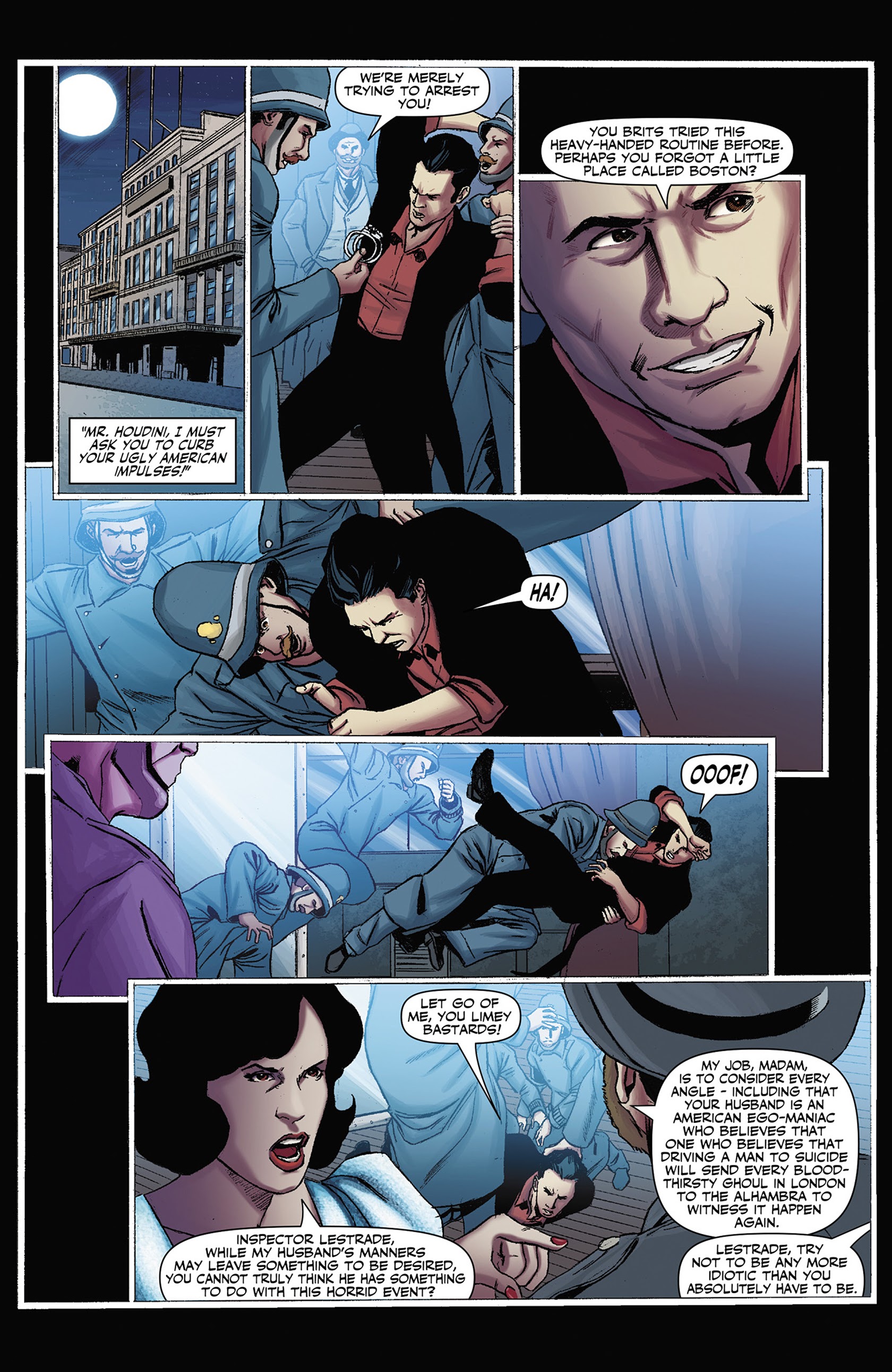 Read online Sherlock Holmes vs. Harry Houdini comic -  Issue #2 - 5