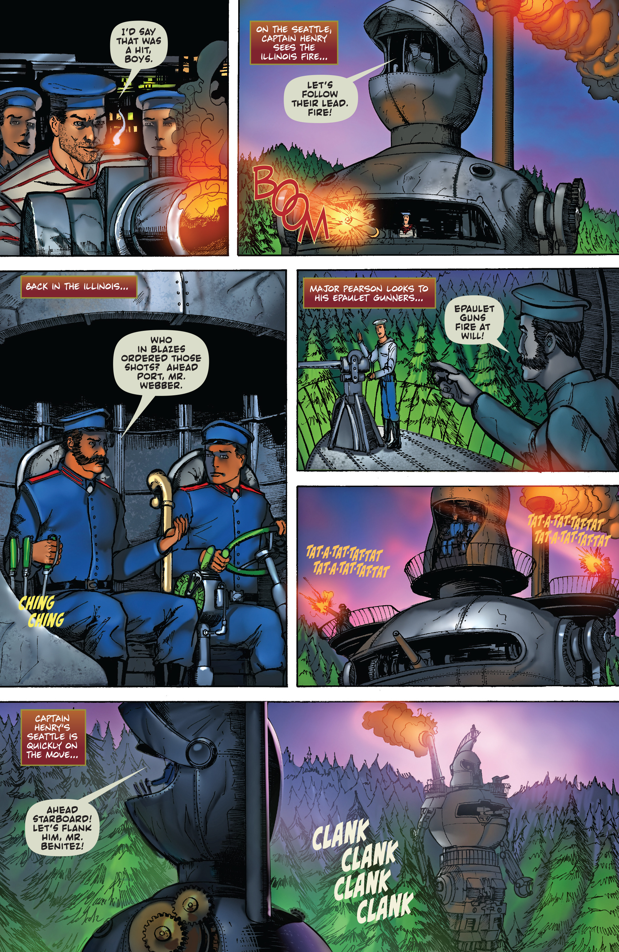 Read online Larry Blamire’s Steam Wars comic -  Issue #3 - 13