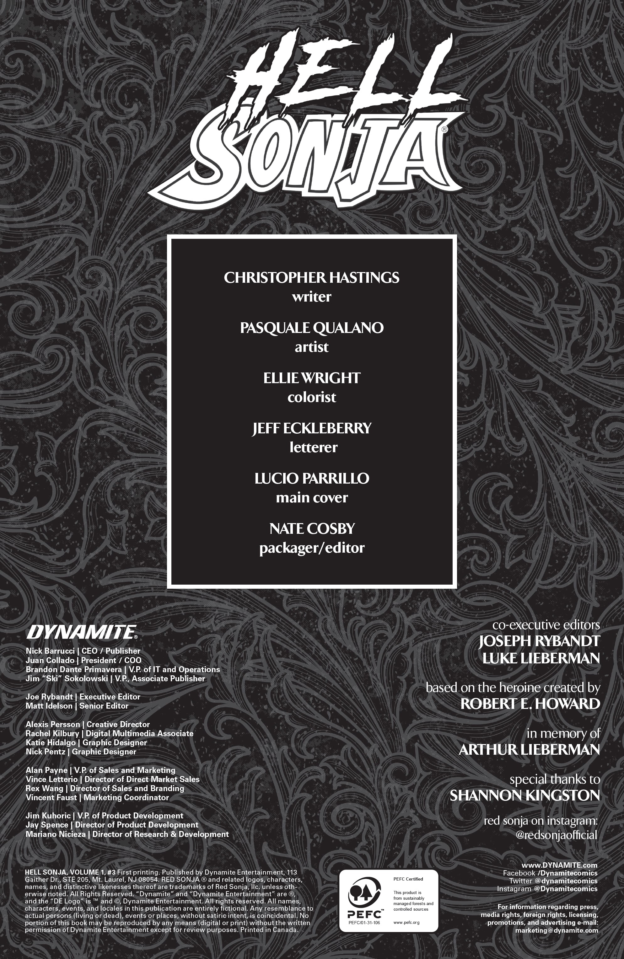 Read online Hell Sonja comic -  Issue #3 - 6