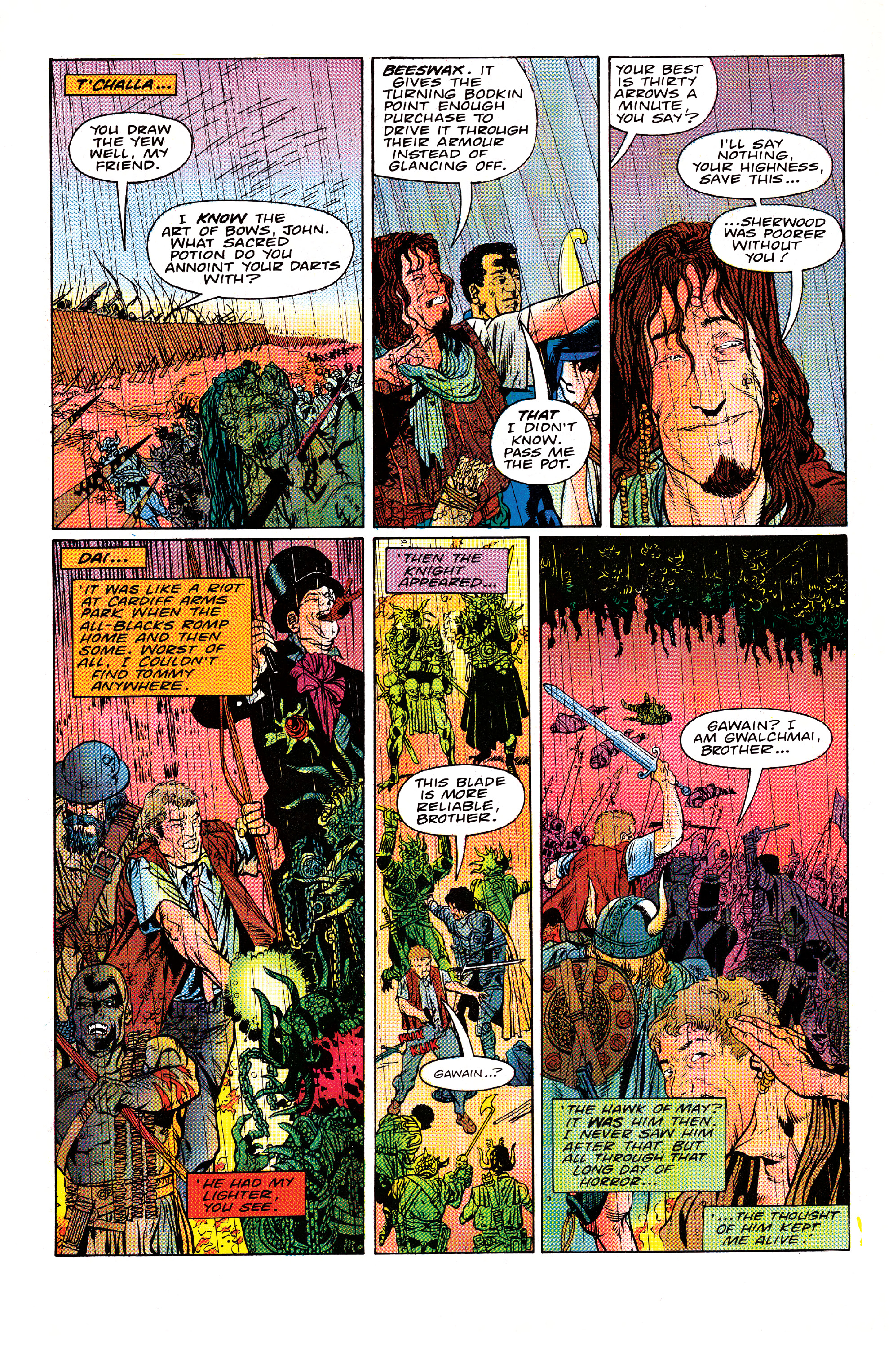 Read online Knights of Pendragon Omnibus comic -  Issue # TPB (Part 5) - 14