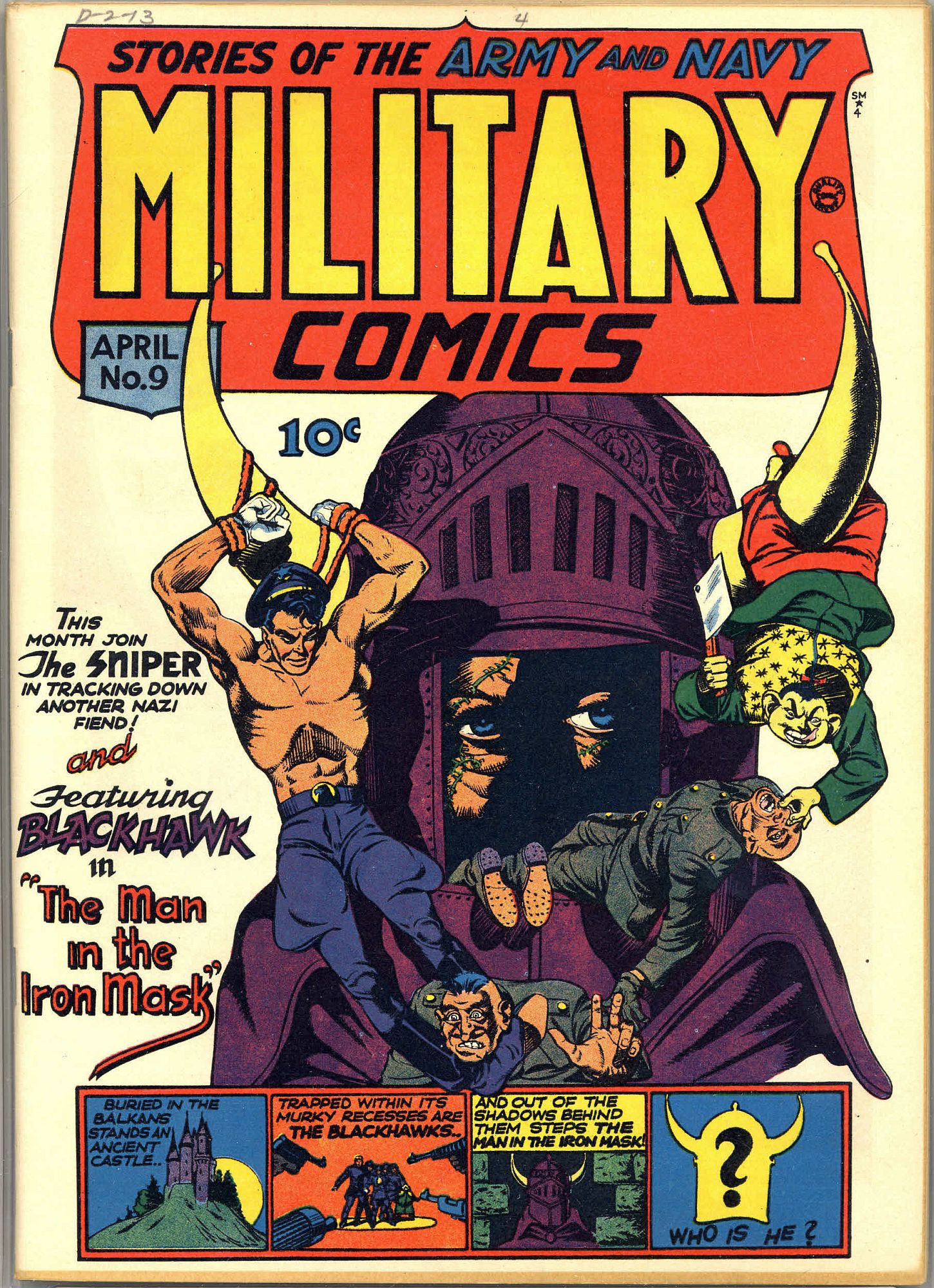 Read online Military Comics comic -  Issue #9 - 1