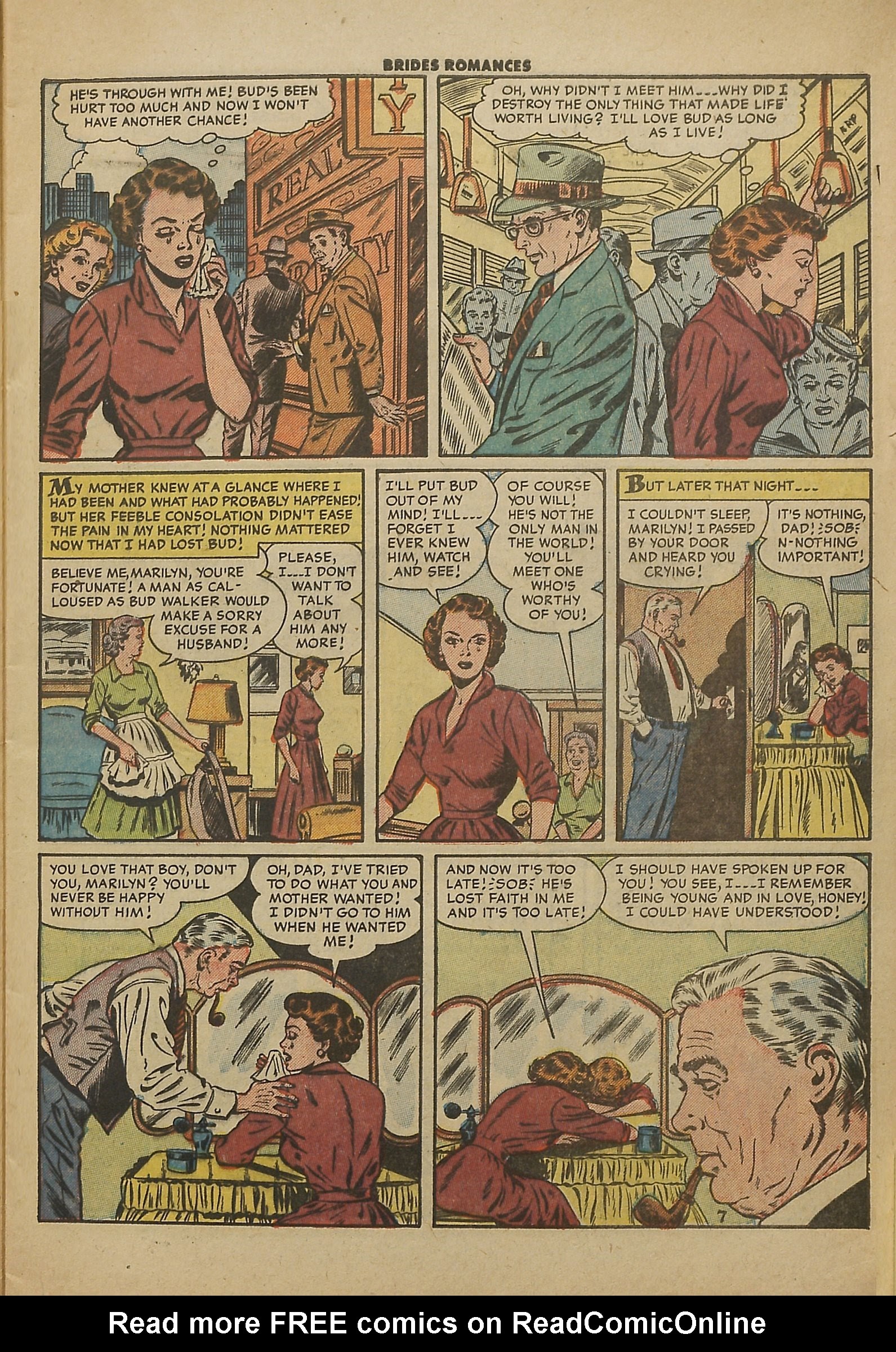 Read online Brides Romances comic -  Issue #7 - 9