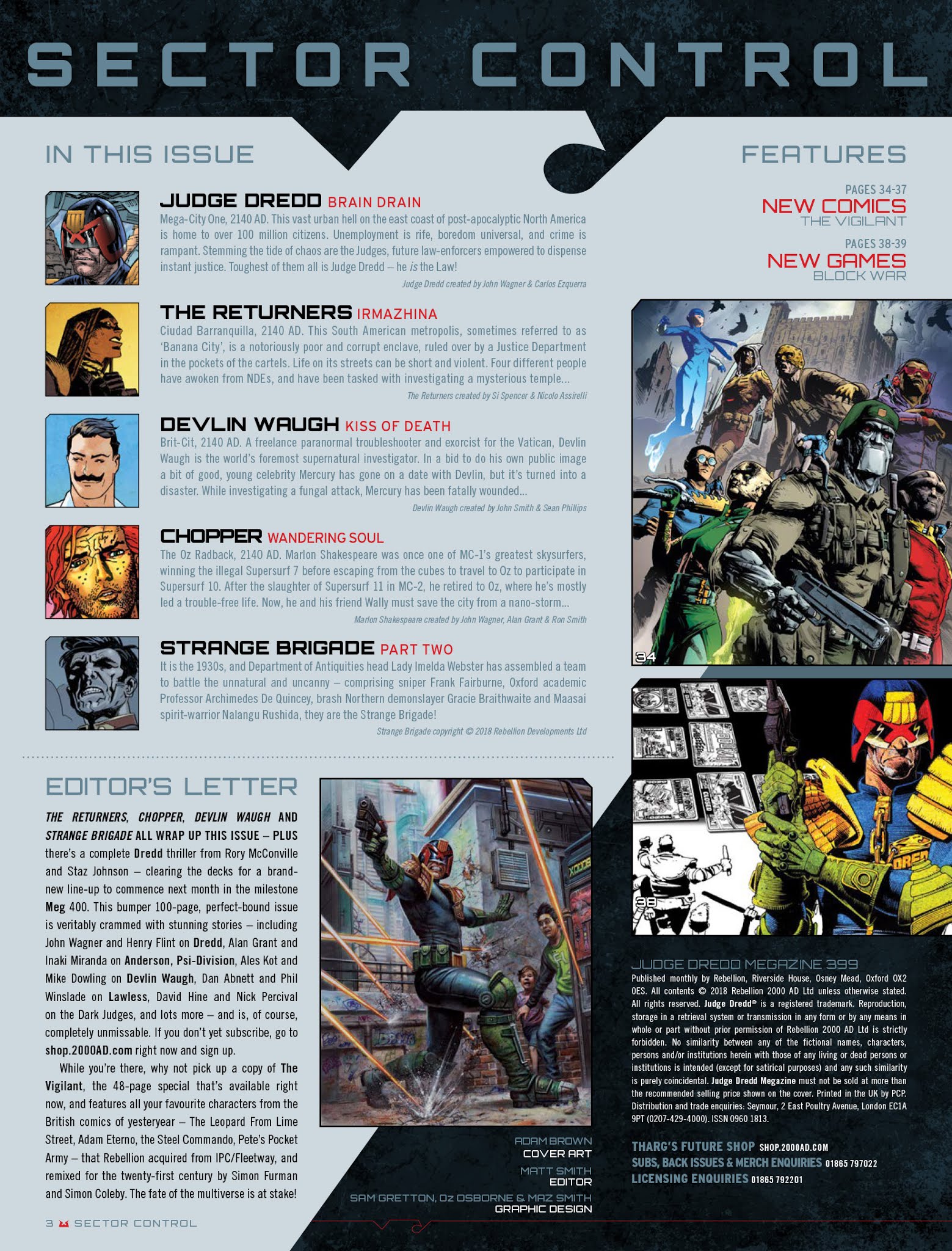 Read online Judge Dredd Megazine (Vol. 5) comic -  Issue #399 - 3