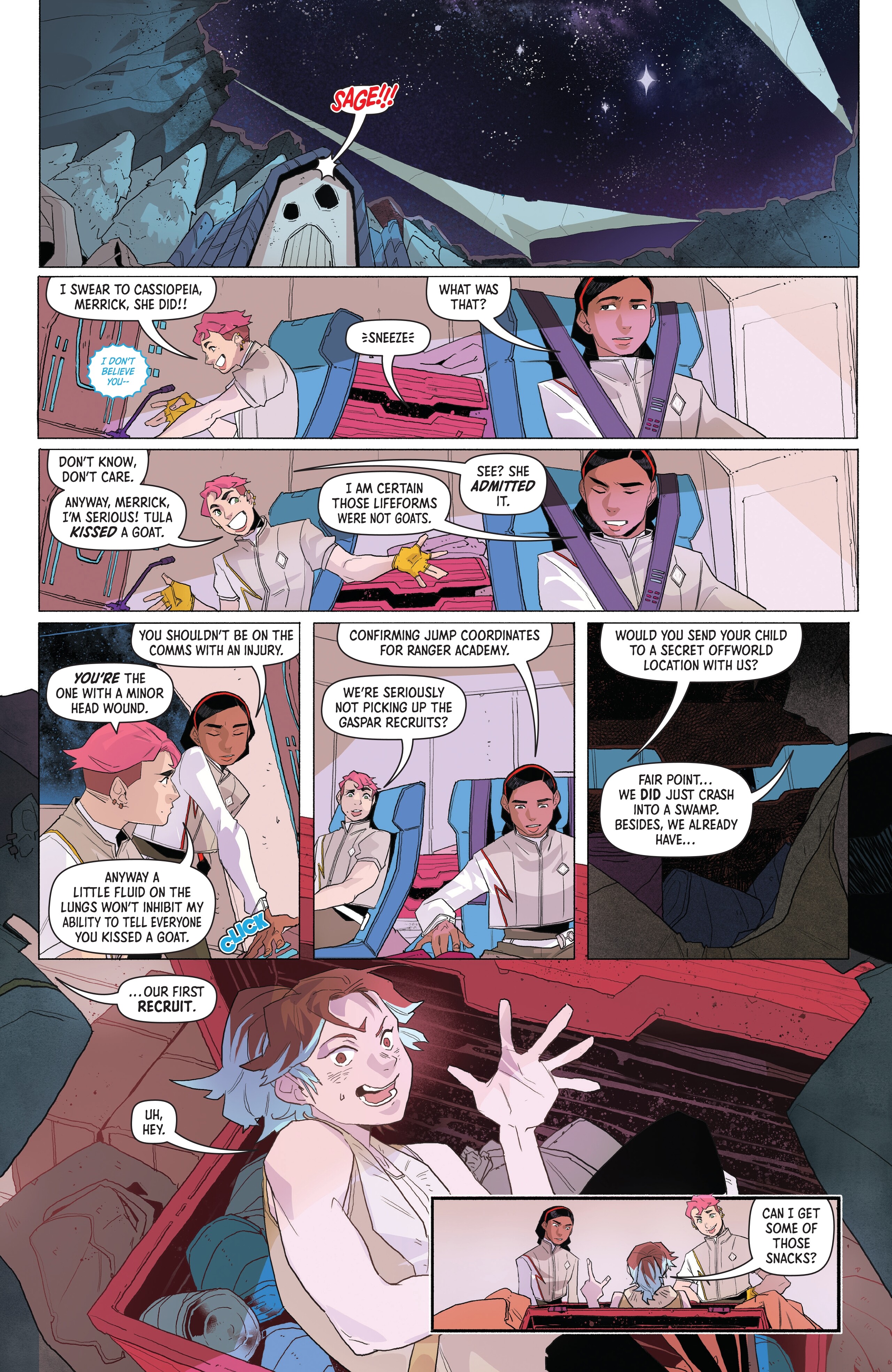 Read online Ranger Academy comic -  Issue #1 - 22