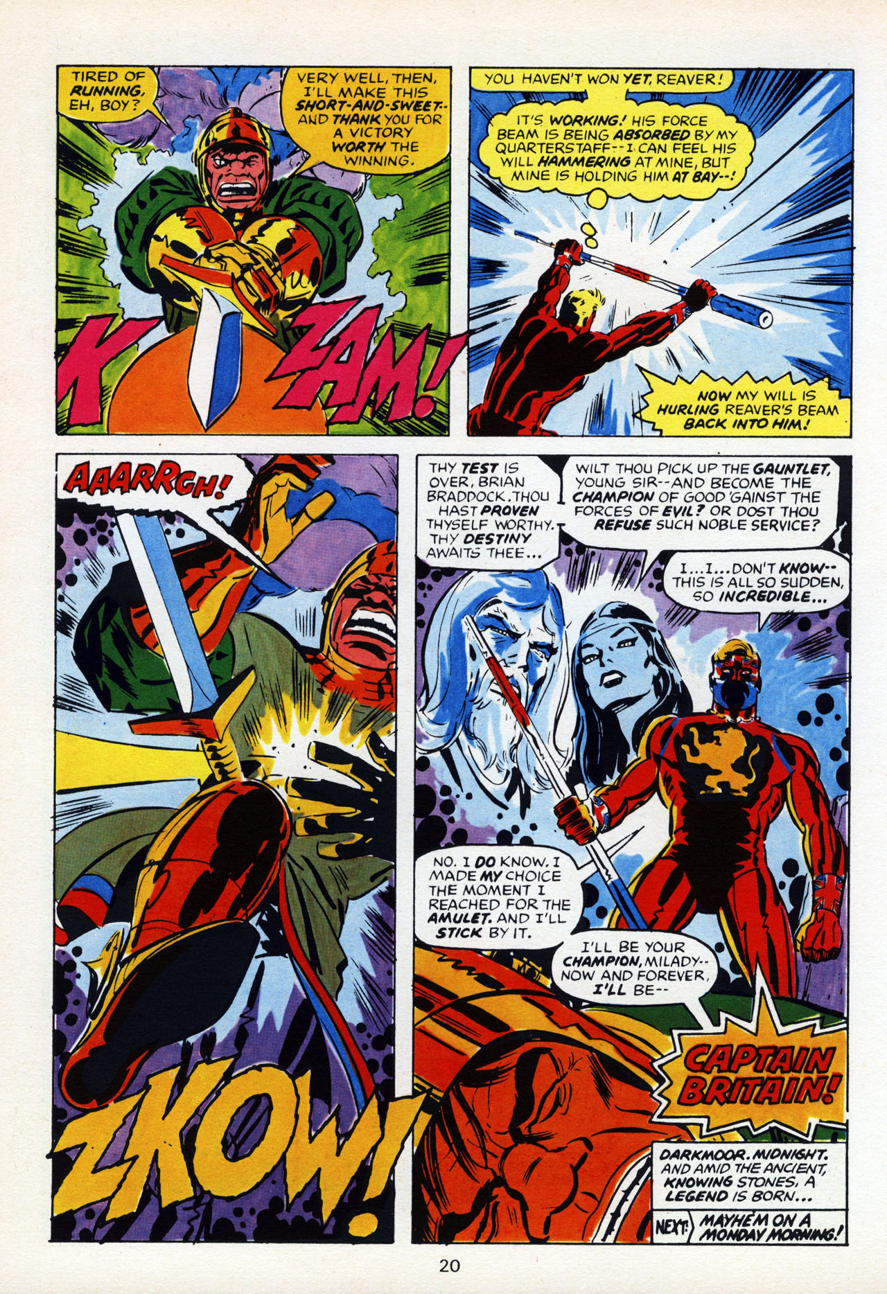 Read online Captain Britain (1976) comic -  Issue # _Annual - 19