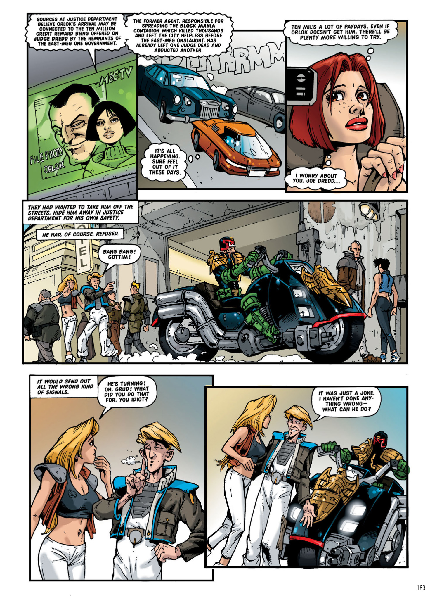 Read online Judge Dredd: The Complete Case Files comic -  Issue # TPB 30 - 185