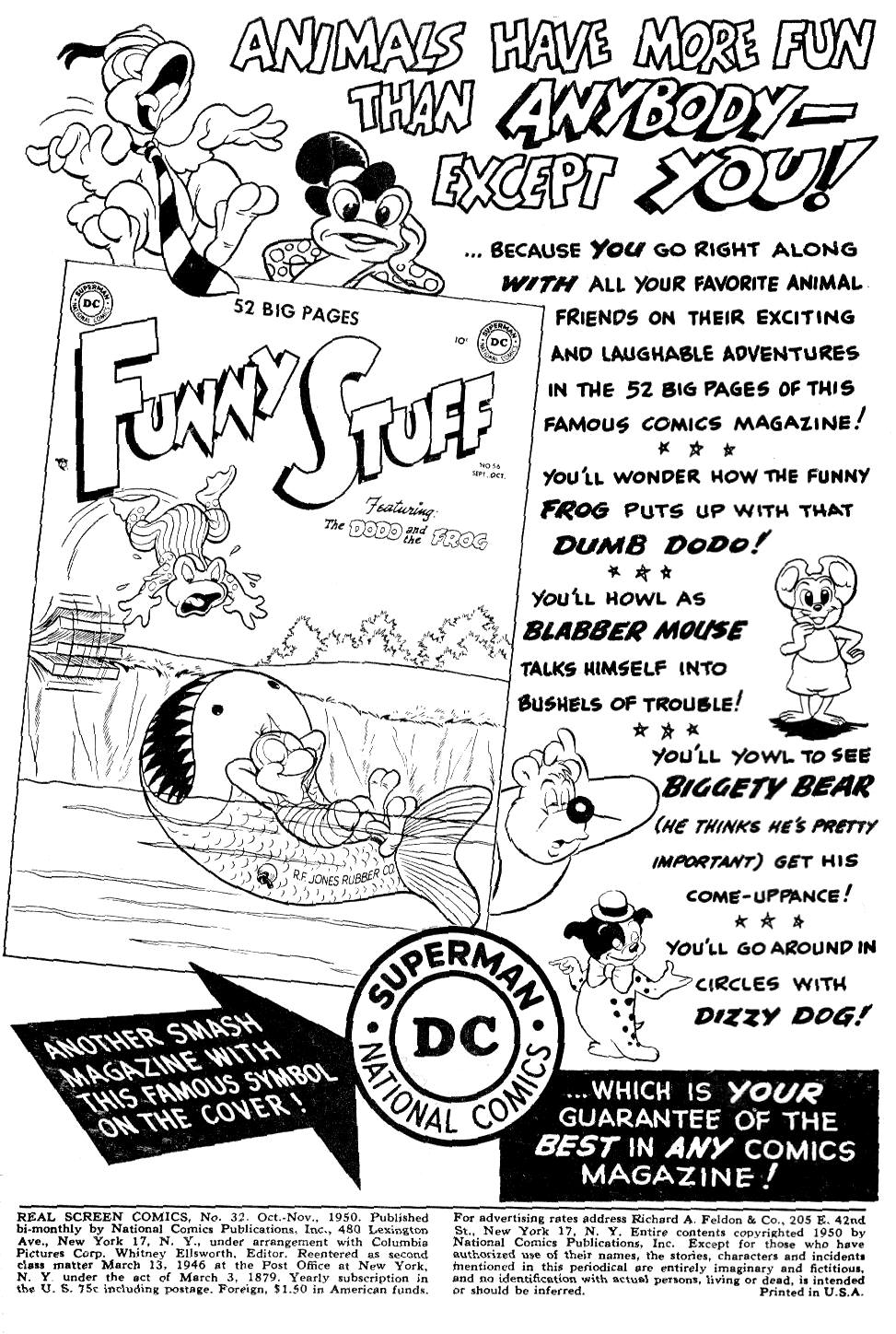 Read online Real Screen Comics comic -  Issue #32 - 2