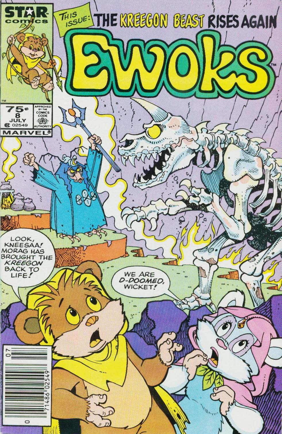 Read online Ewoks (1987) comic -  Issue #8 - 1