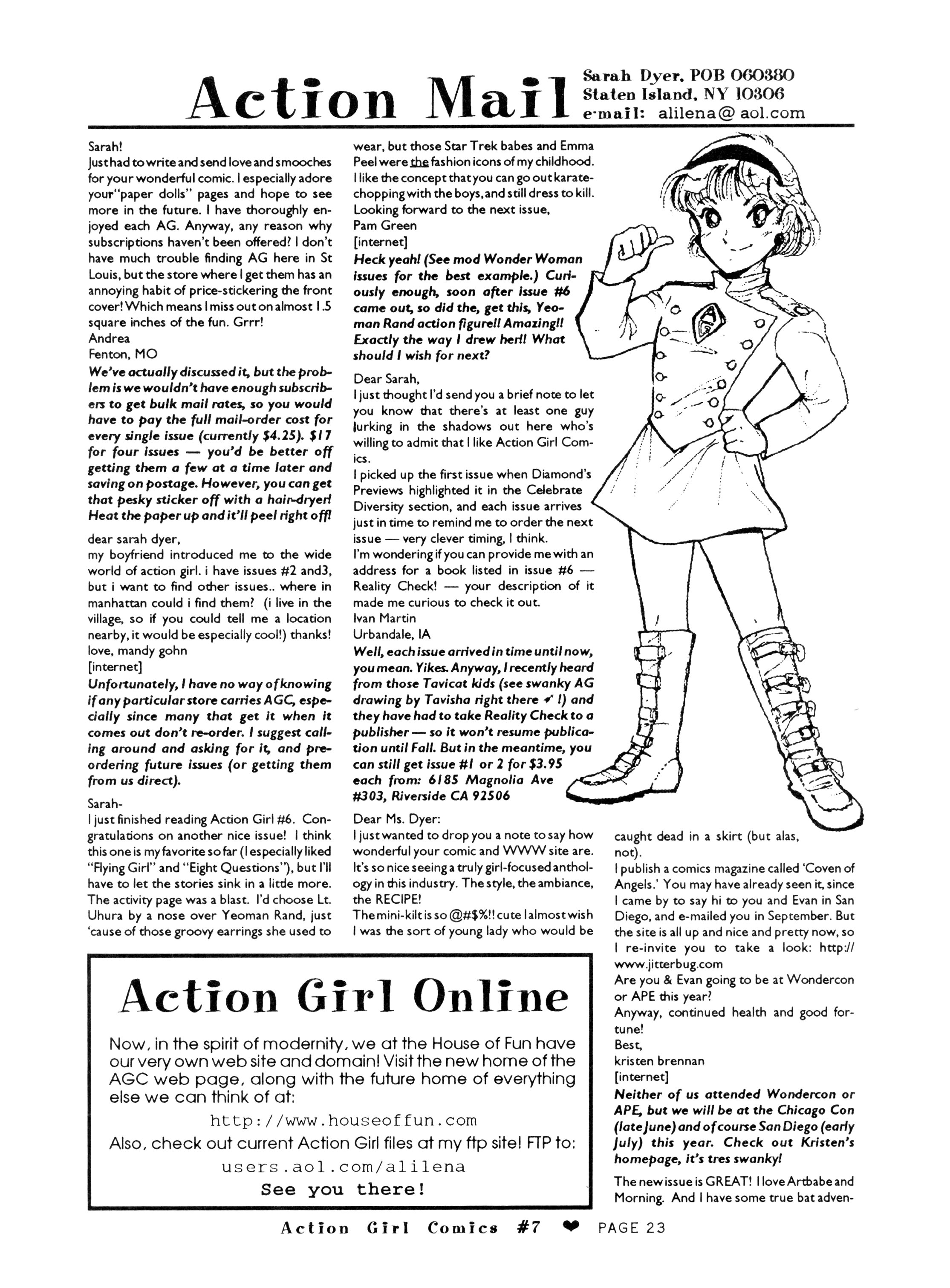Read online Action Girl Comics comic -  Issue #7 - 25
