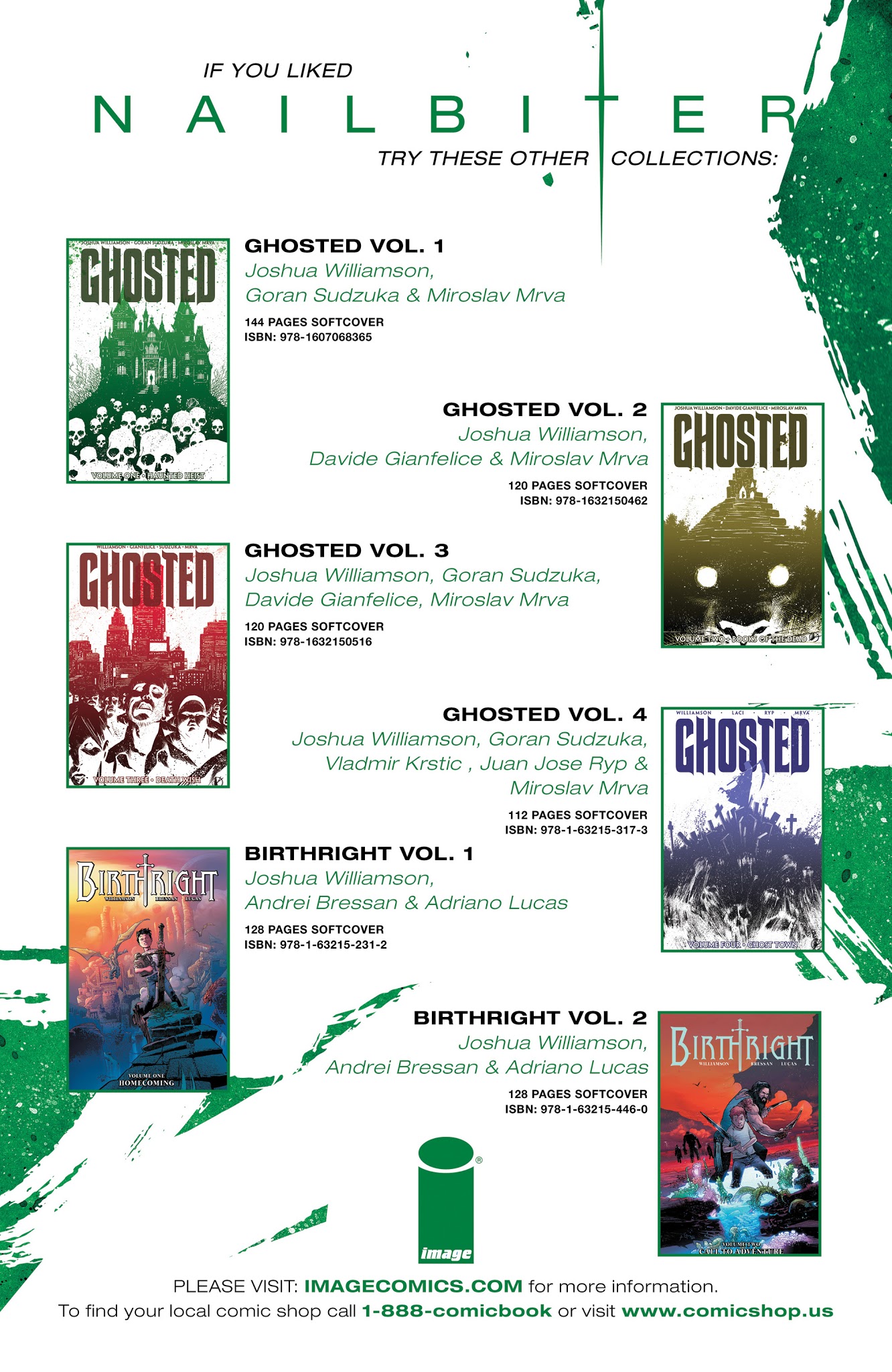 Read online Nailbiter comic -  Issue # _TPB 3 - 121