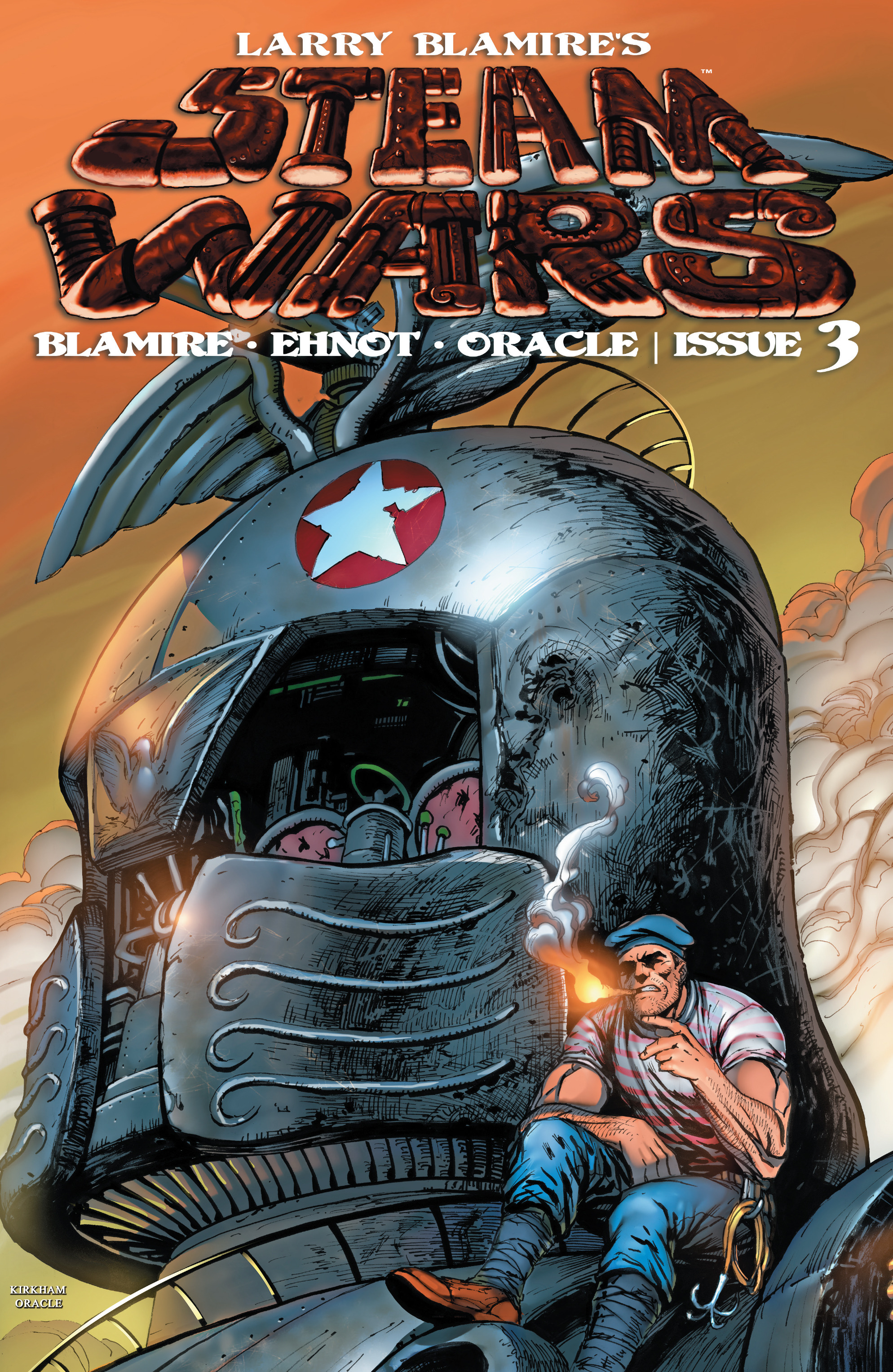 Read online Larry Blamire’s Steam Wars comic -  Issue #3 - 1