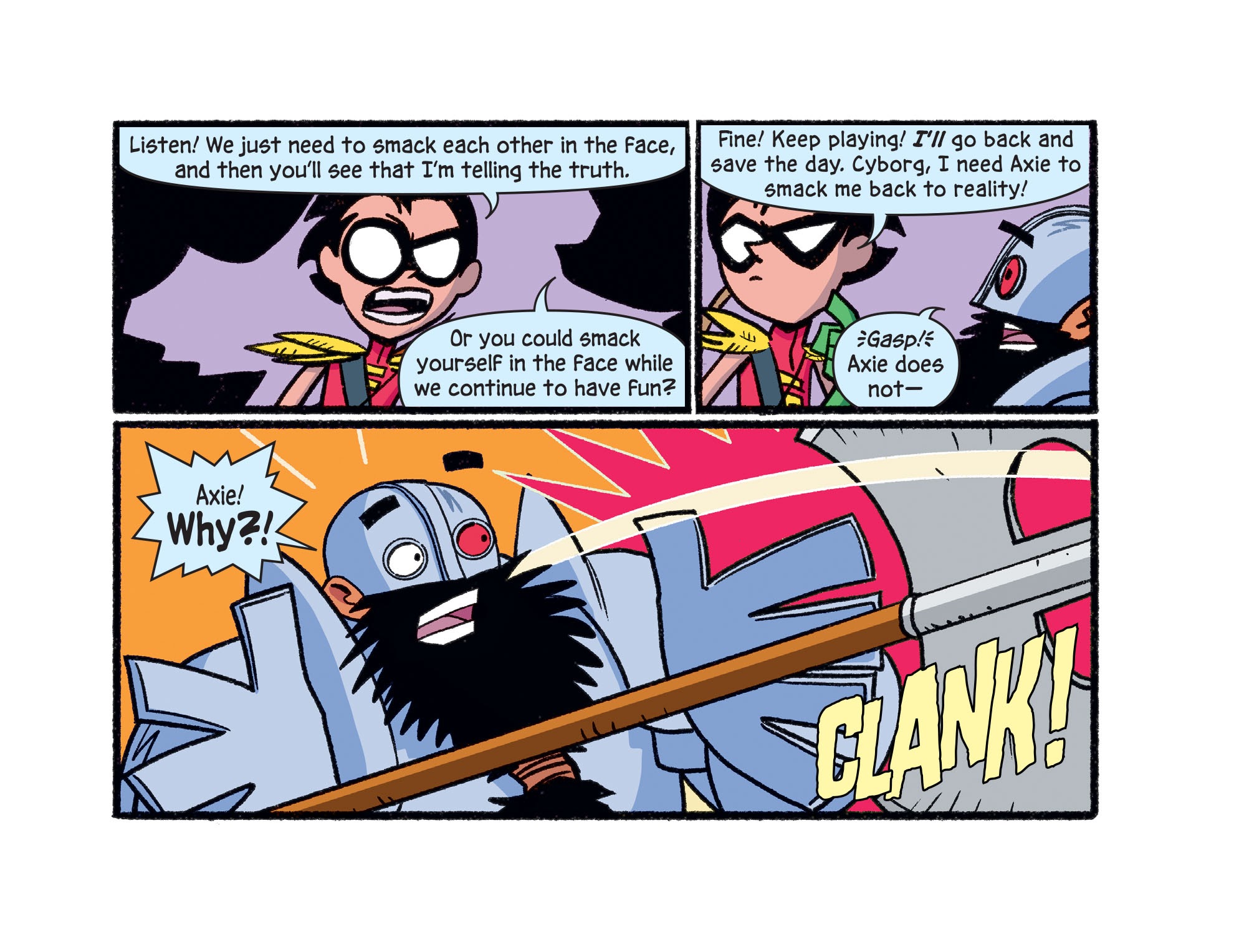 Read online Teen Titans Go! Roll With It! comic -  Issue #8 - 9