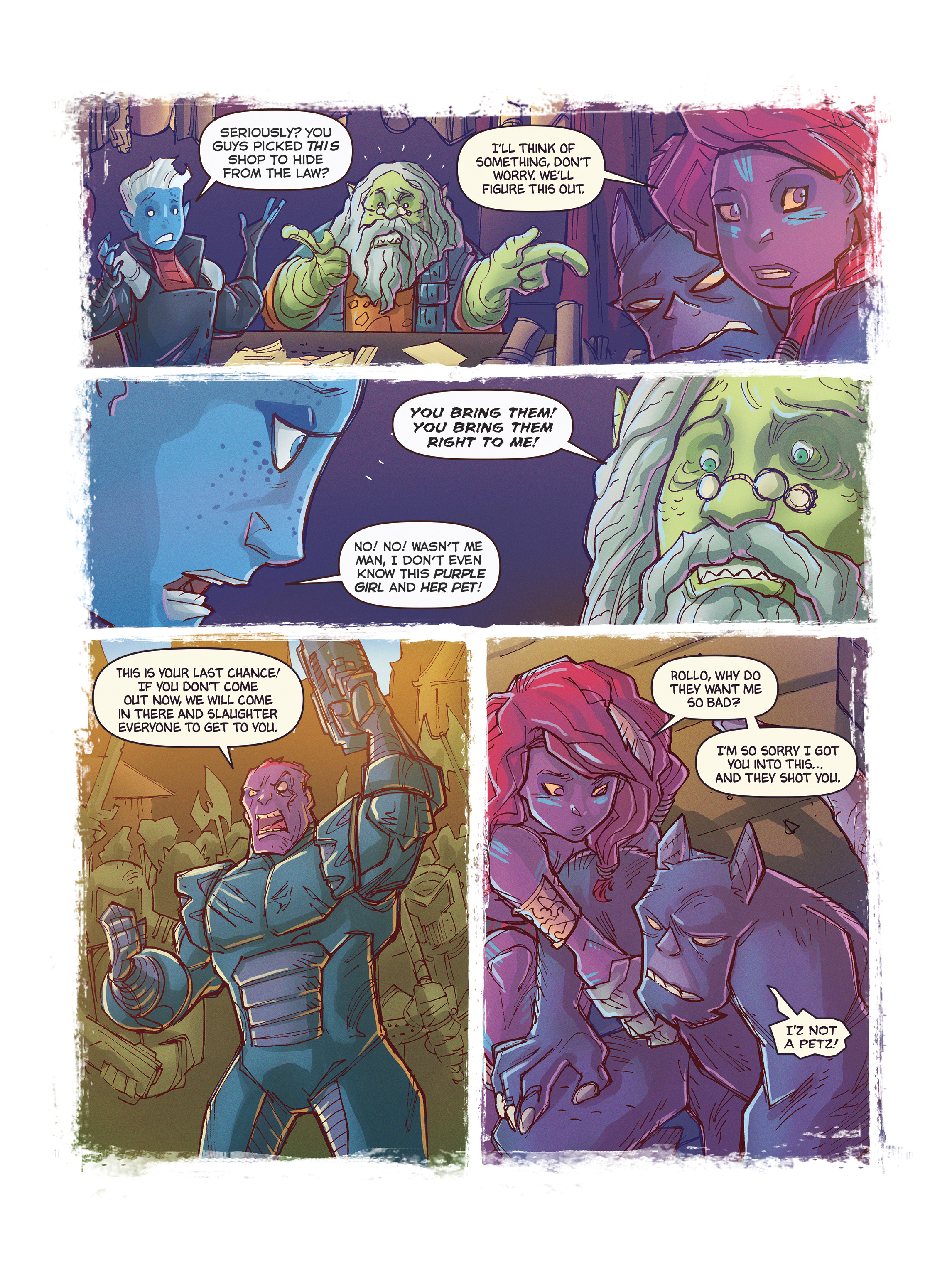 Read online Kyrra: Alien Jungle Girl comic -  Issue #9 - 8