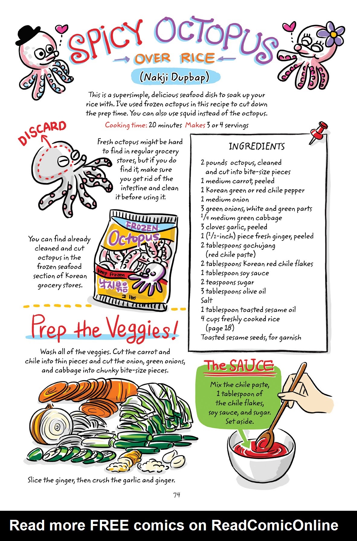 Read online Cook Korean! A Comic Book With Recipes comic -  Issue # TPB (Part 1) - 73