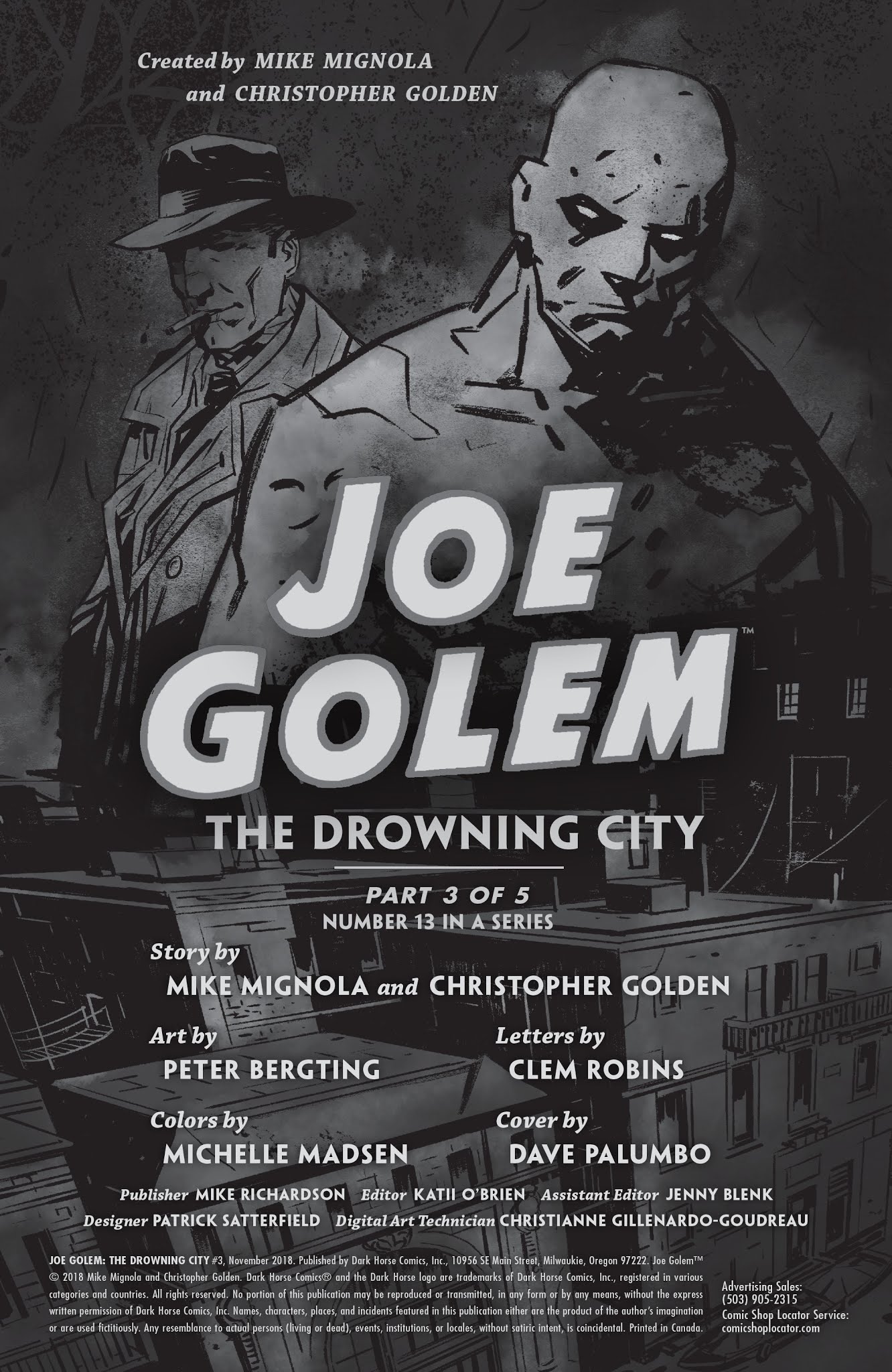 Read online Joe Golem: The Drowning City comic -  Issue #3 - 2
