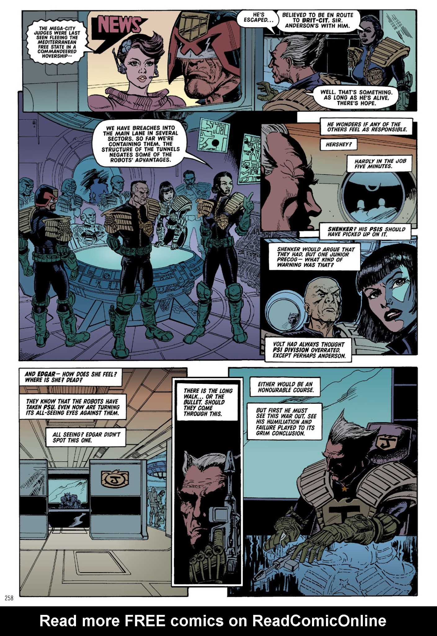 Read online Judge Dredd: The Complete Case Files comic -  Issue # TPB 30 - 260