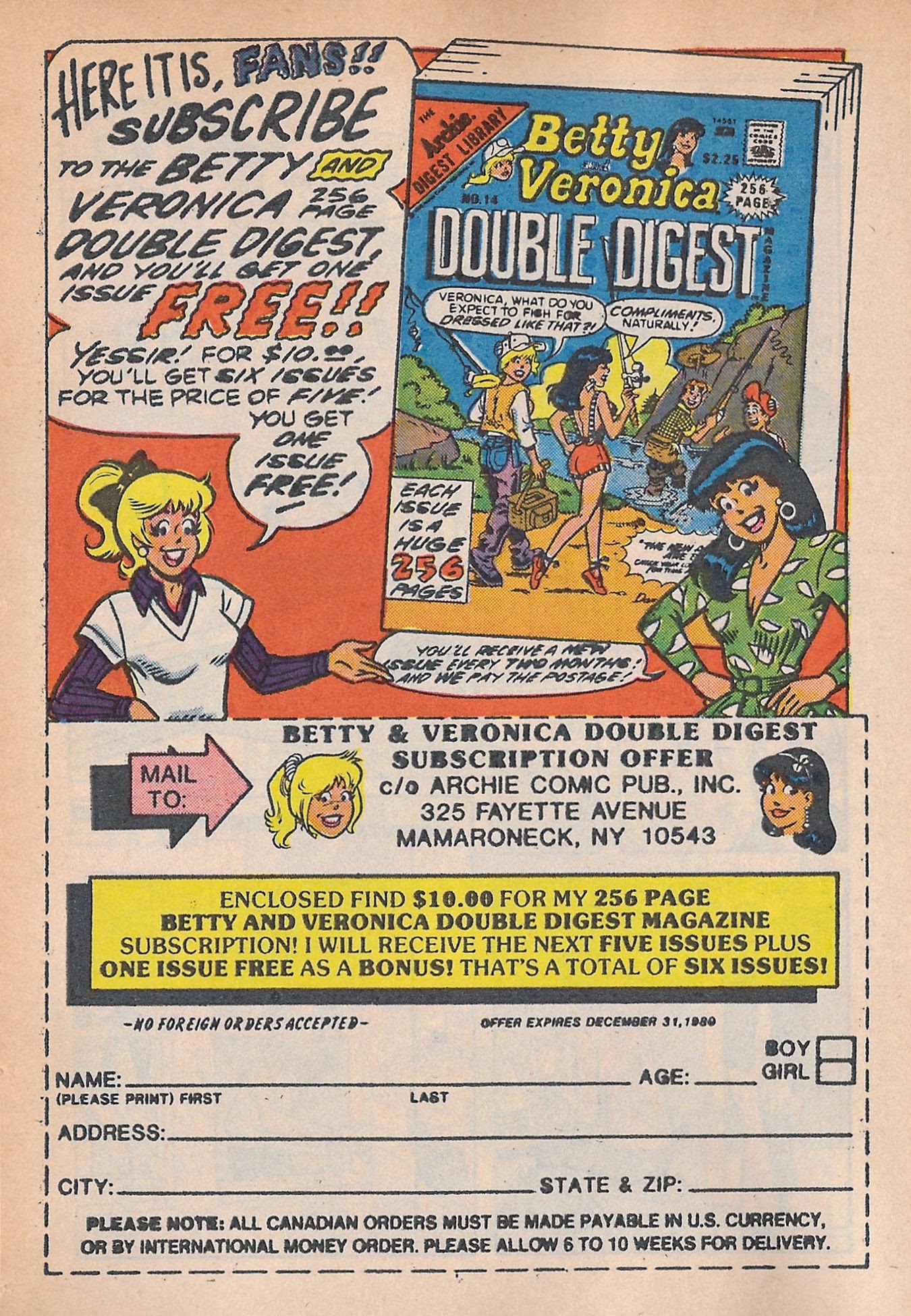 Read online Archie Digest Magazine comic -  Issue #97 - 12