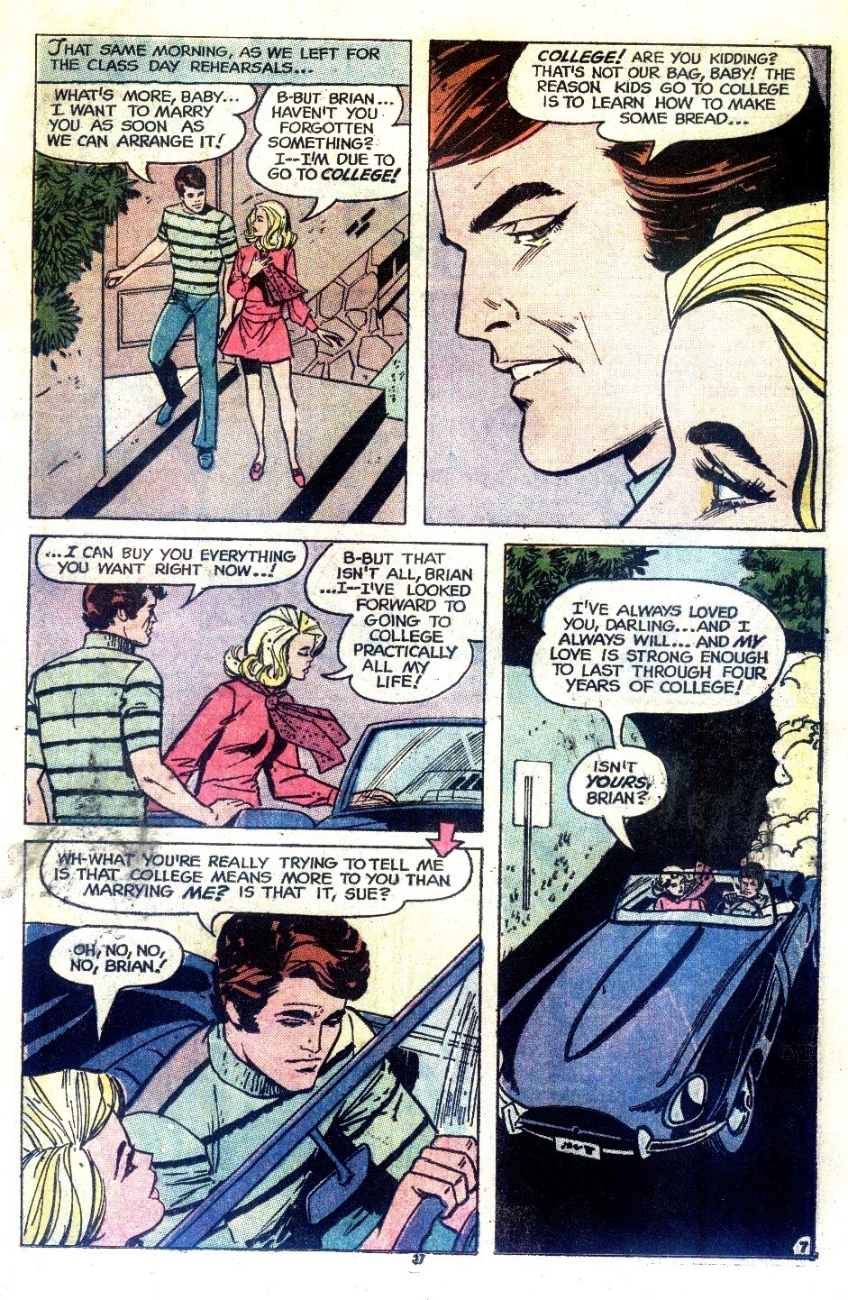 Read online Young Love (1963) comic -  Issue #107 - 37