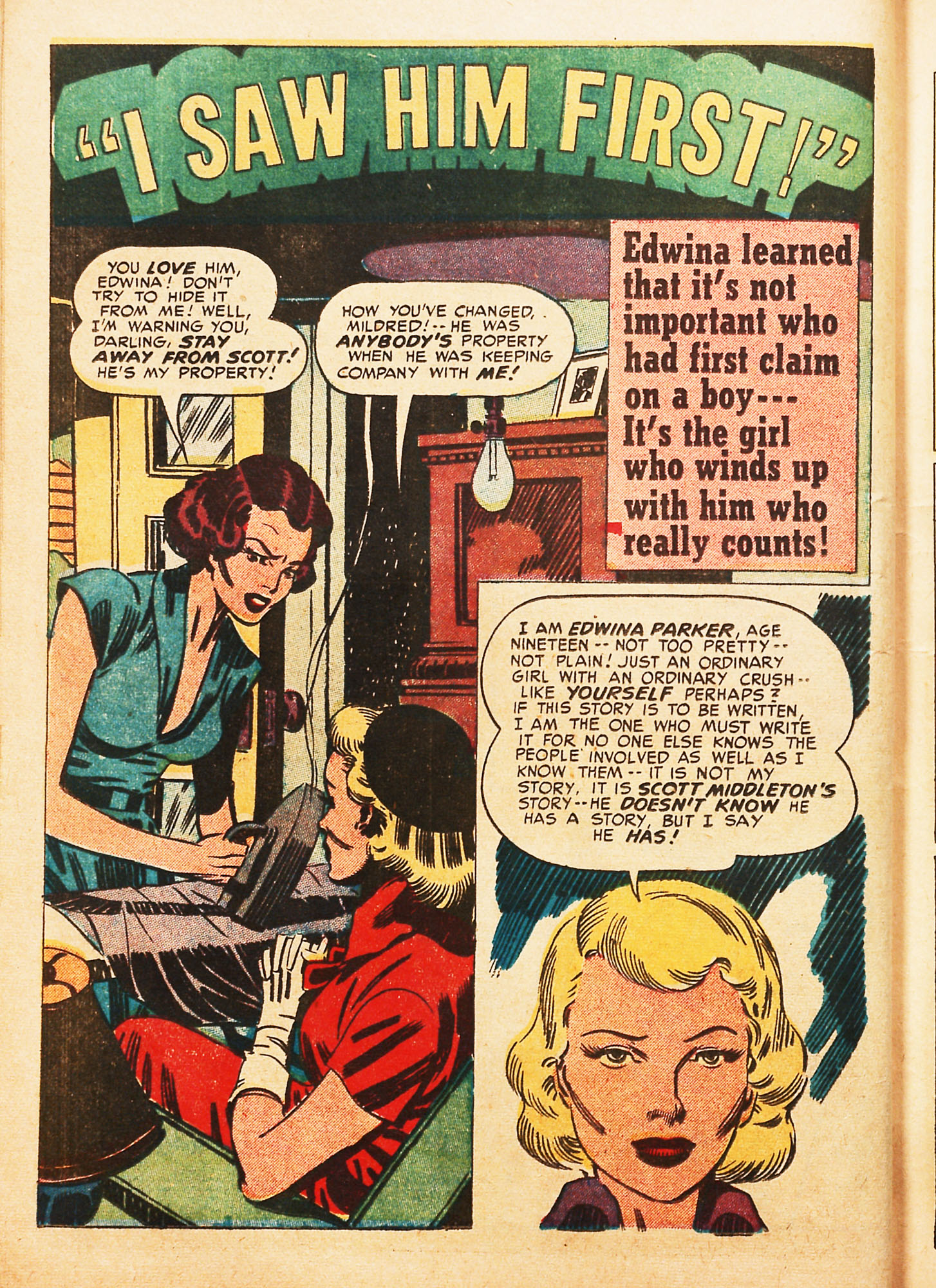 Read online Young Love (1949) comic -  Issue #17 - 12