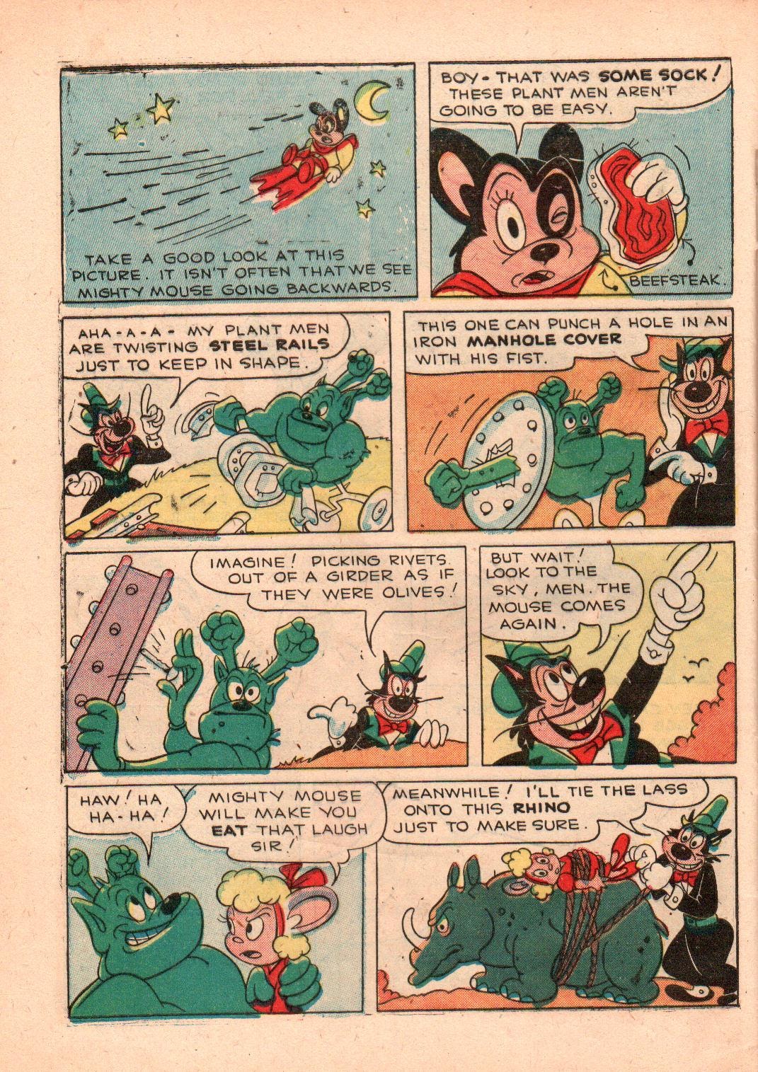 Read online Paul Terry's Mighty Mouse Comics comic -  Issue #33 - 32