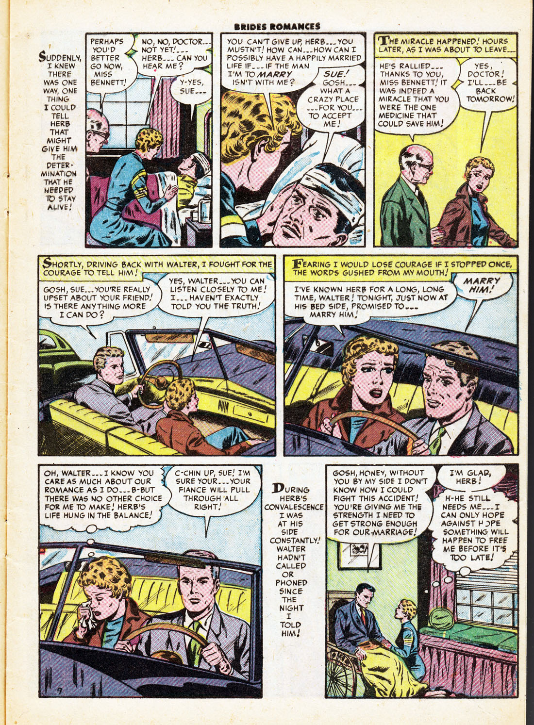 Read online Brides Romances comic -  Issue #6 - 9