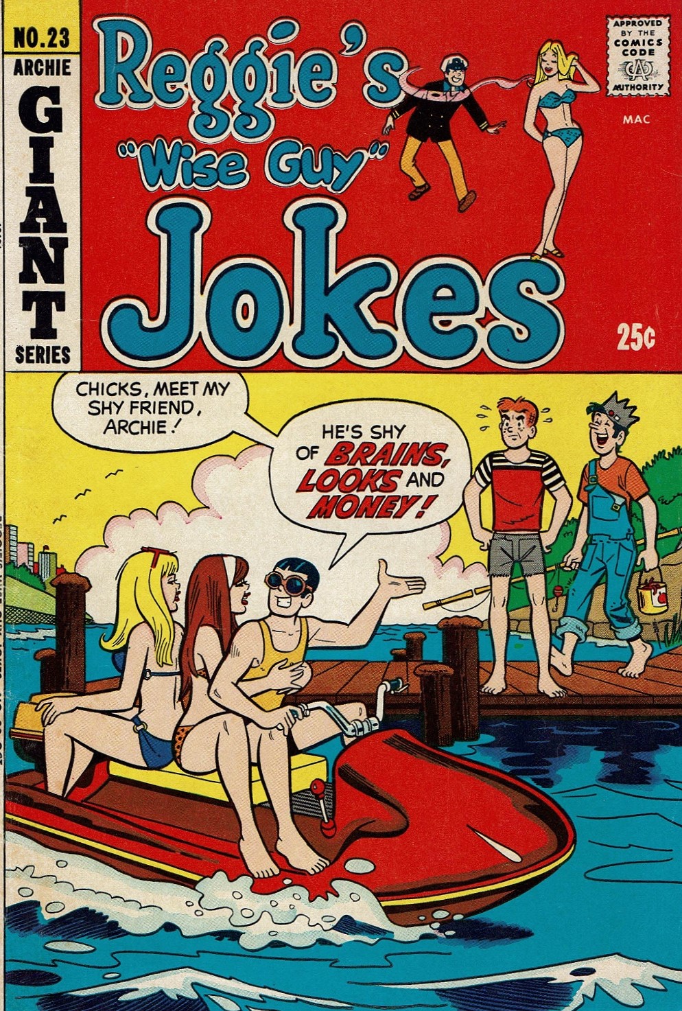 Read online Reggie's Wise Guy Jokes comic -  Issue #23 - 1