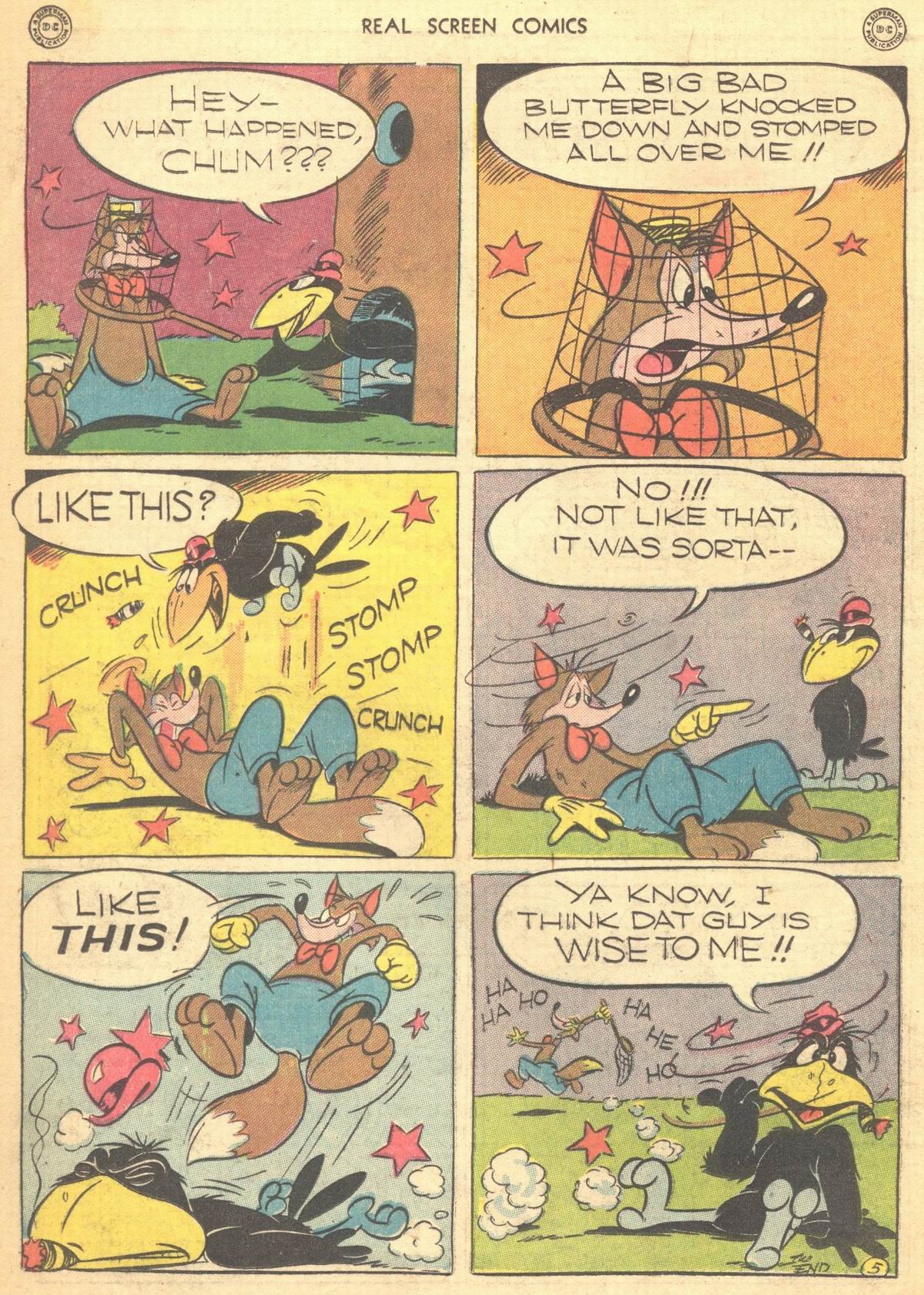 Read online Real Screen Comics comic -  Issue #4 - 36