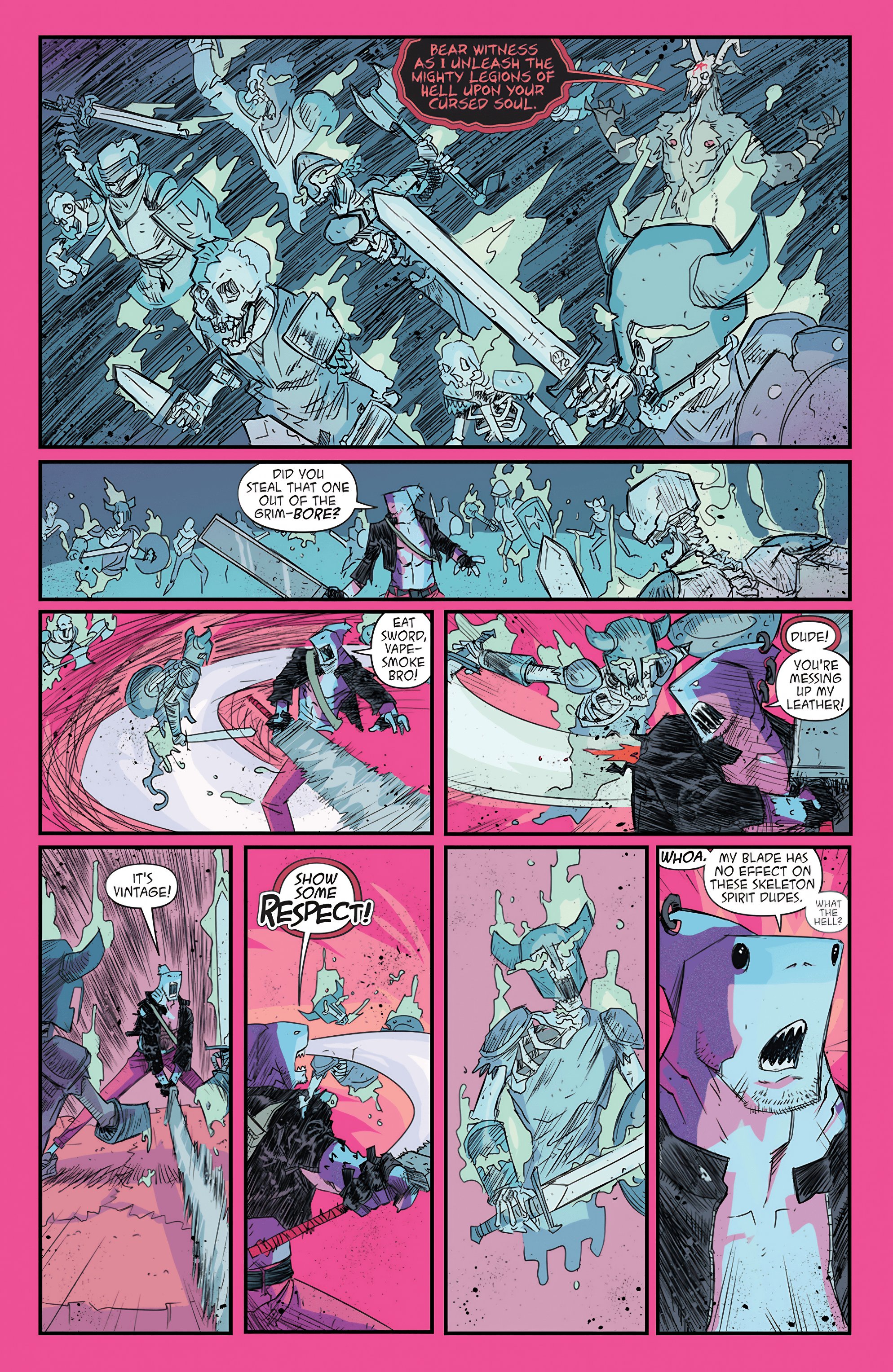 Read online Metalshark Bro: What the Fin? comic -  Issue # TPB - 25