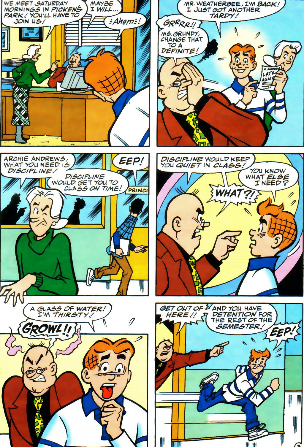 Read online Archie's Double Digest Magazine comic -  Issue #164 - 154