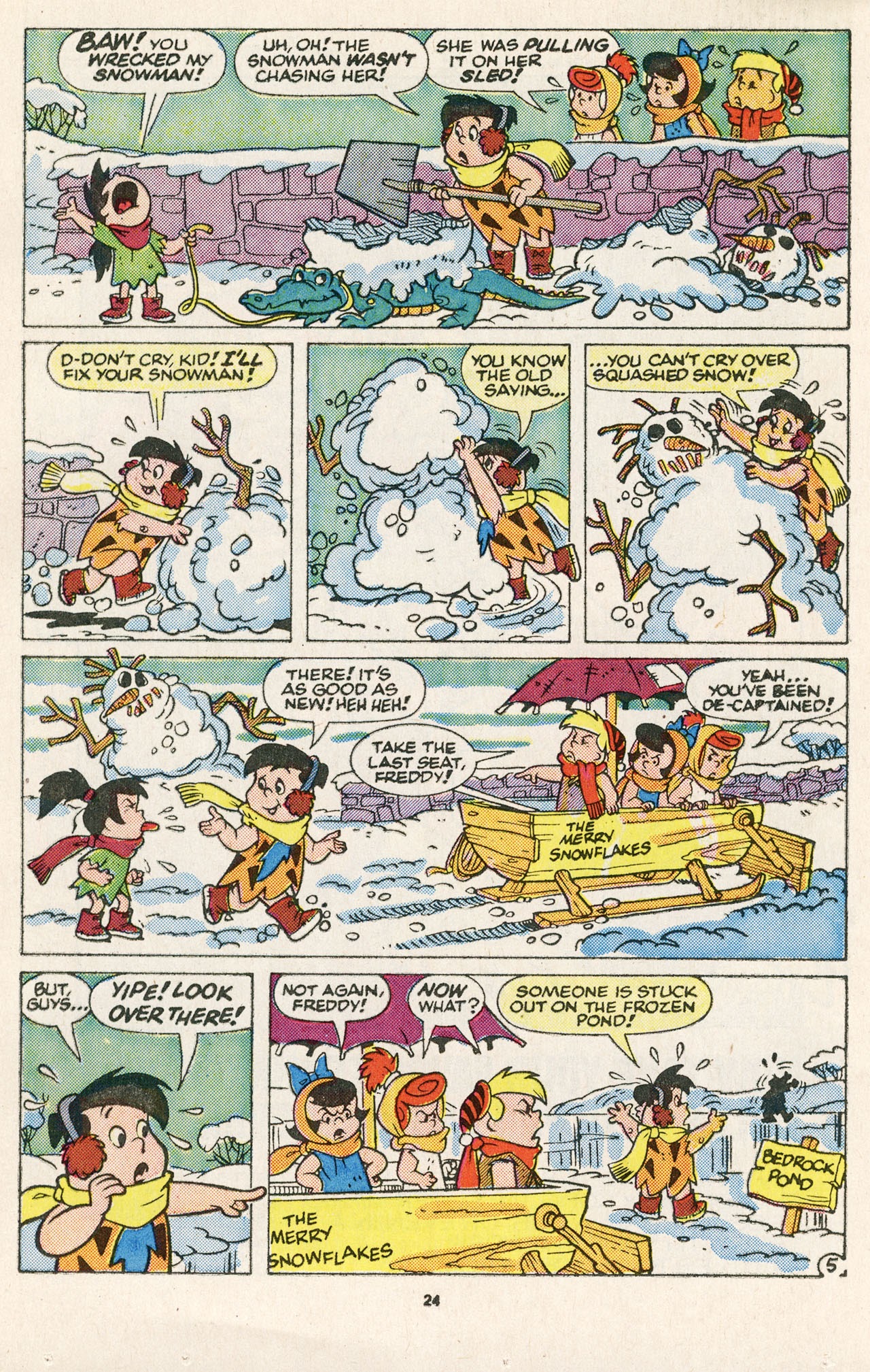 Read online The Flintstone Kids comic -  Issue #11 - 26