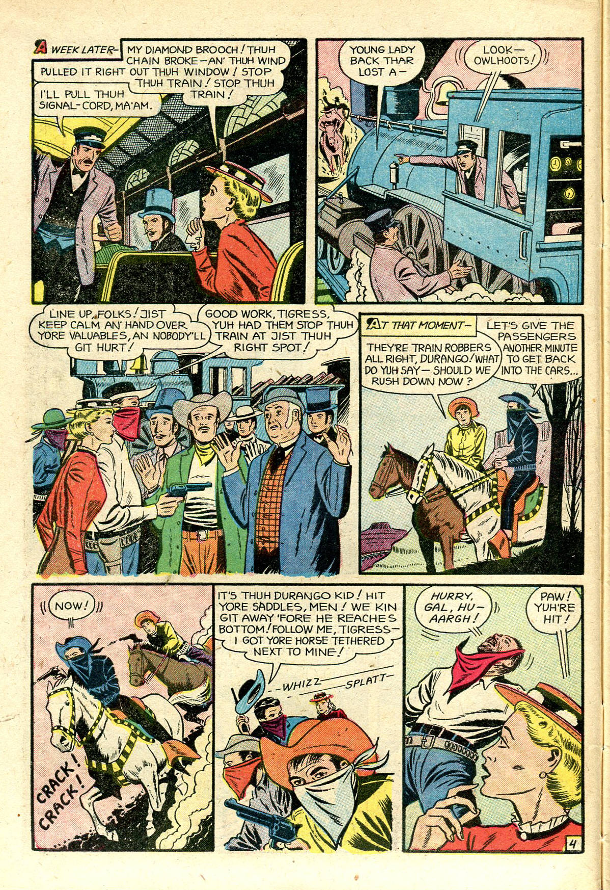 Read online Charles Starrett as The Durango Kid comic -  Issue #32 - 6