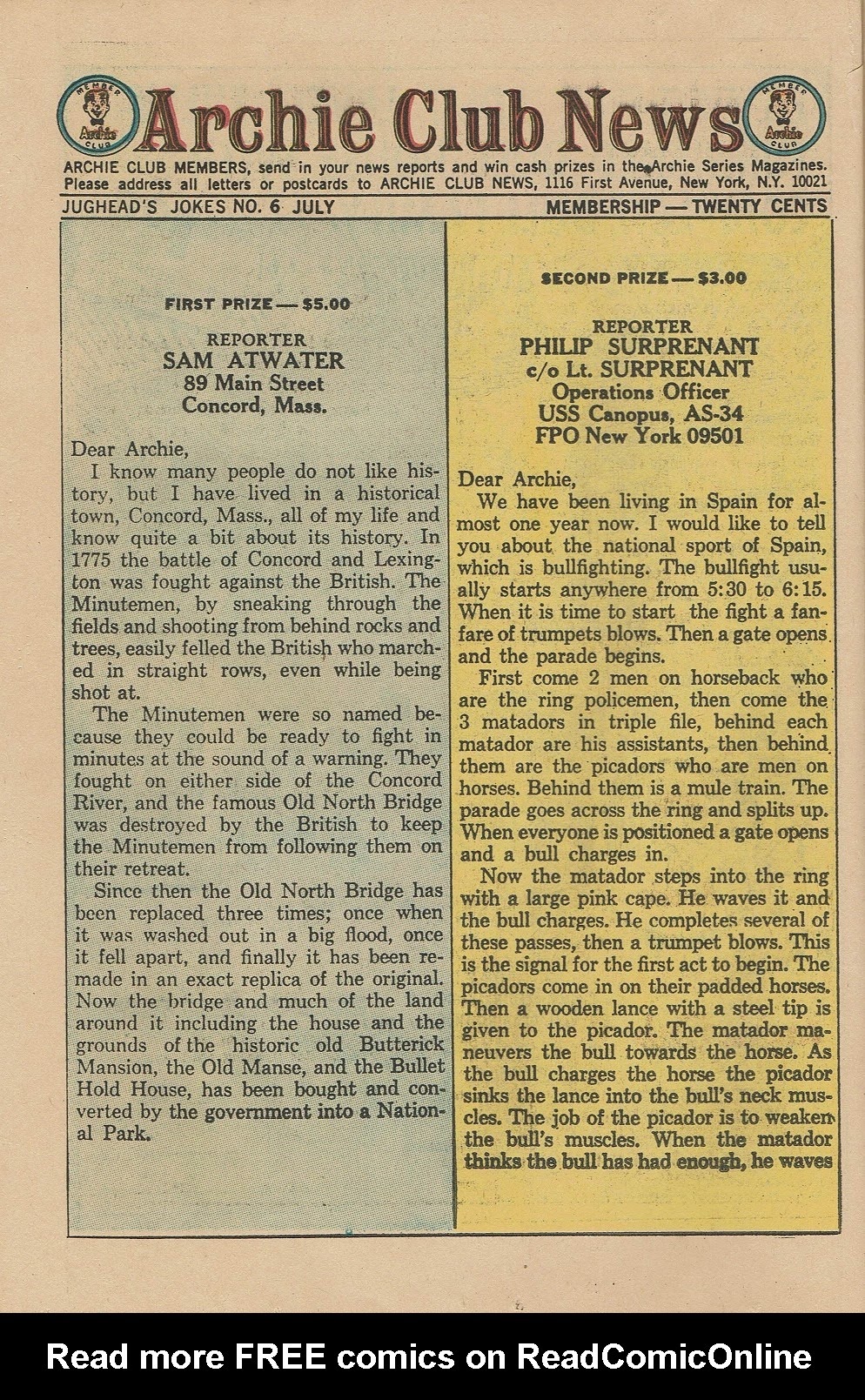 Read online Jughead's Jokes comic -  Issue #6 - 26