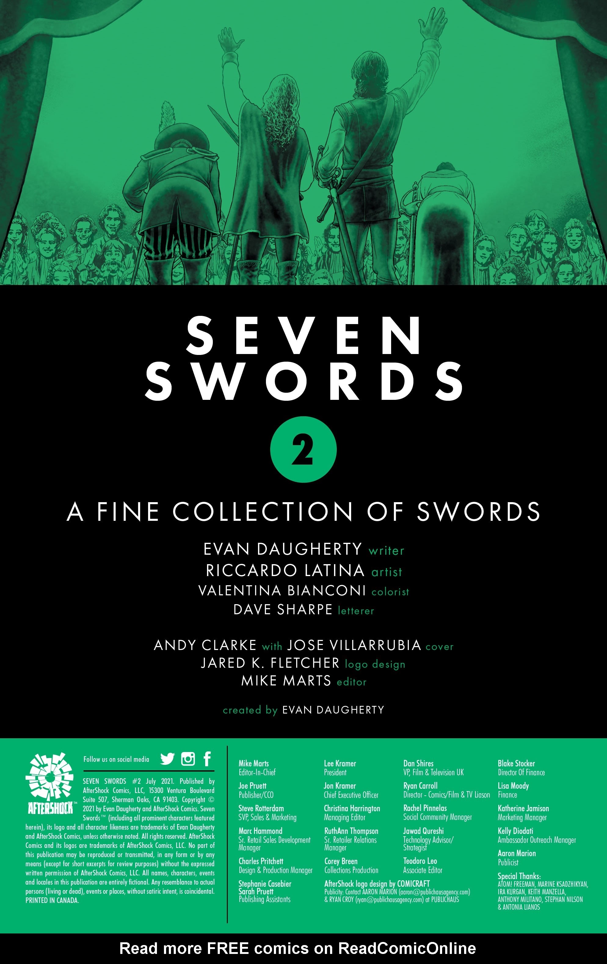 Read online Seven Swords comic -  Issue #2 - 2