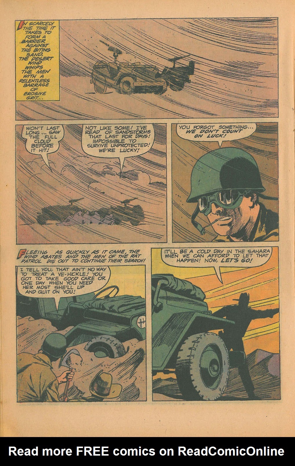 Read online The Rat Patrol comic -  Issue #6 - 8