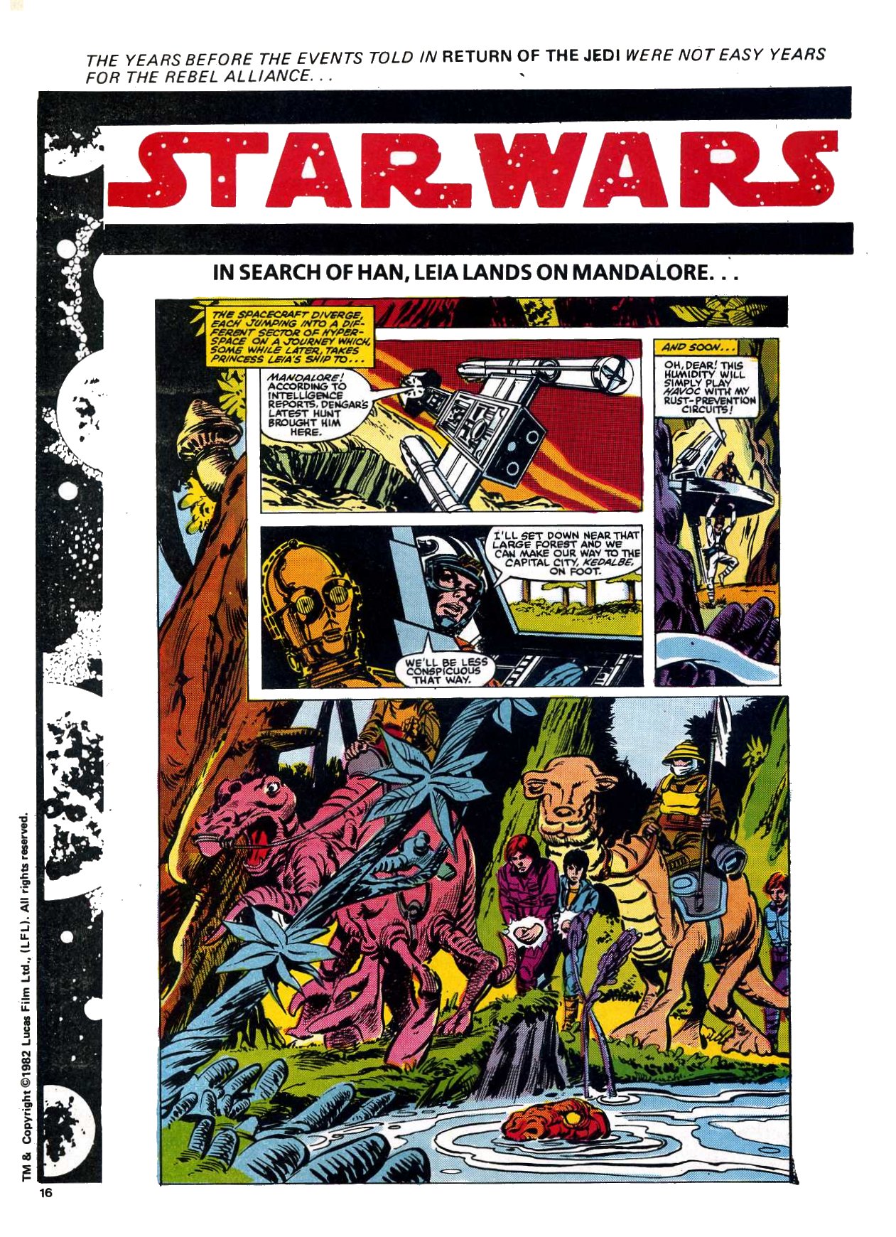 Read online Return of the Jedi comic -  Issue #140 - 16
