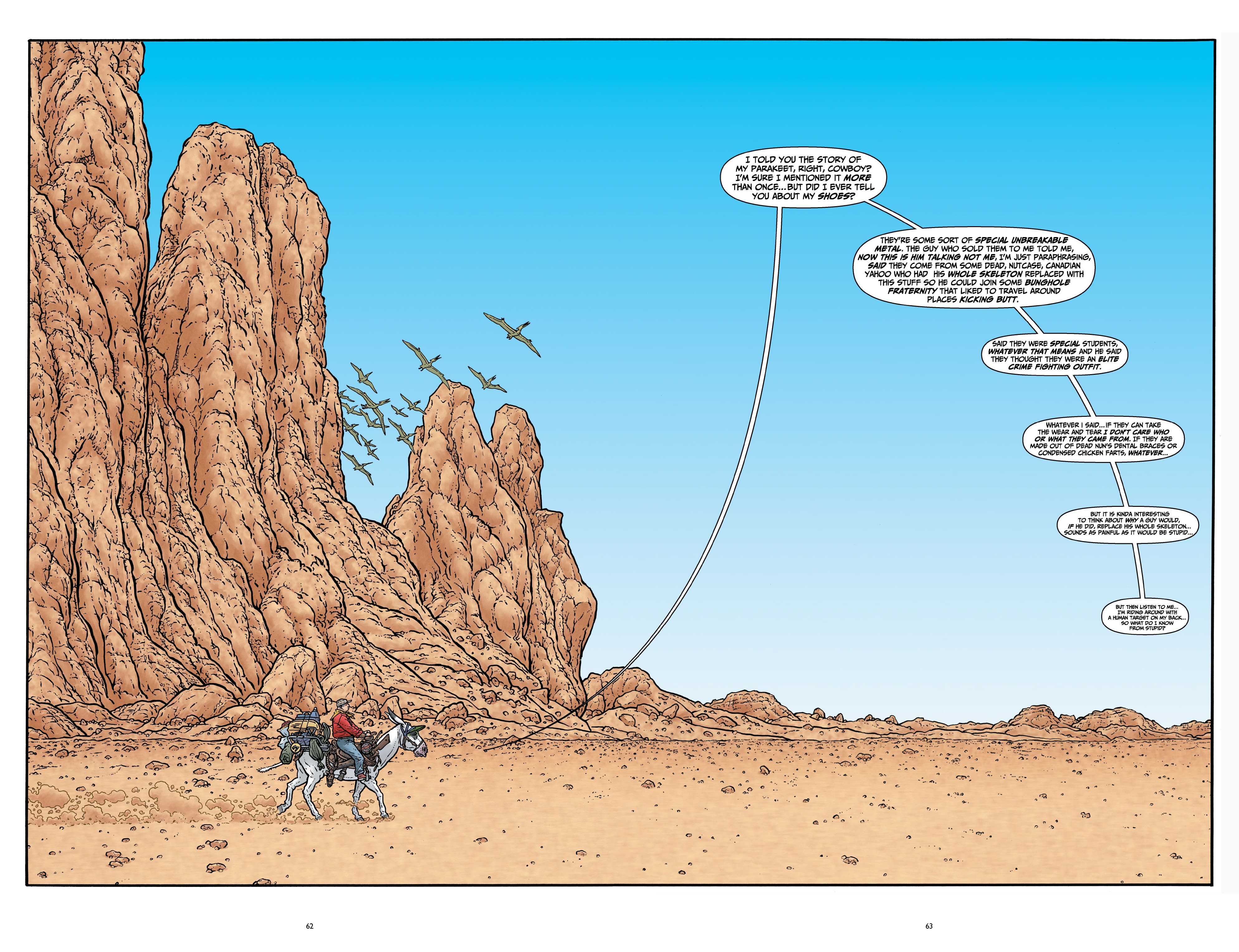 Read online Shaolin Cowboy comic -  Issue # _Start Trek (Part 1) - 47