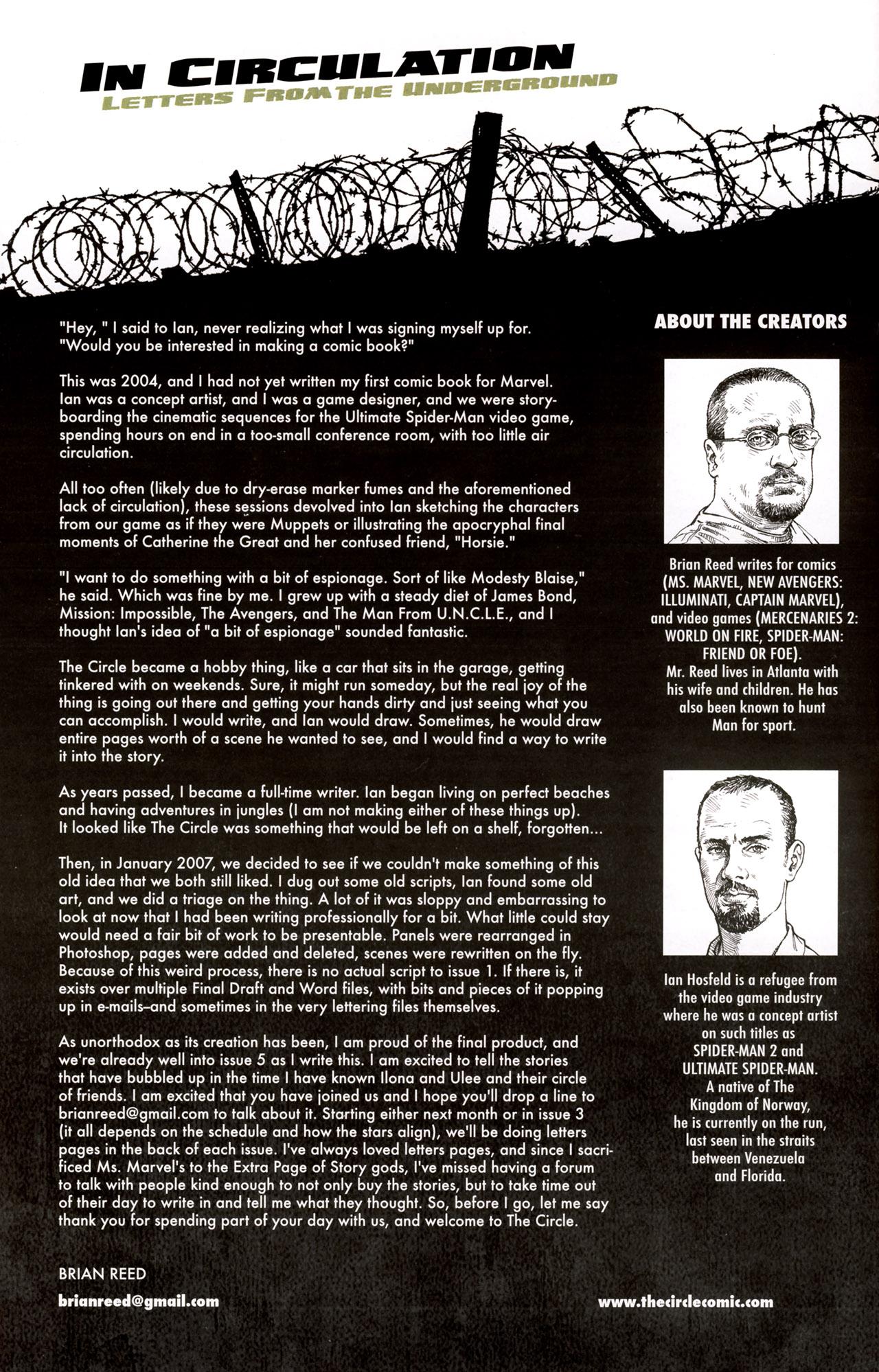 Read online The Circle (2007) comic -  Issue #1 - 25