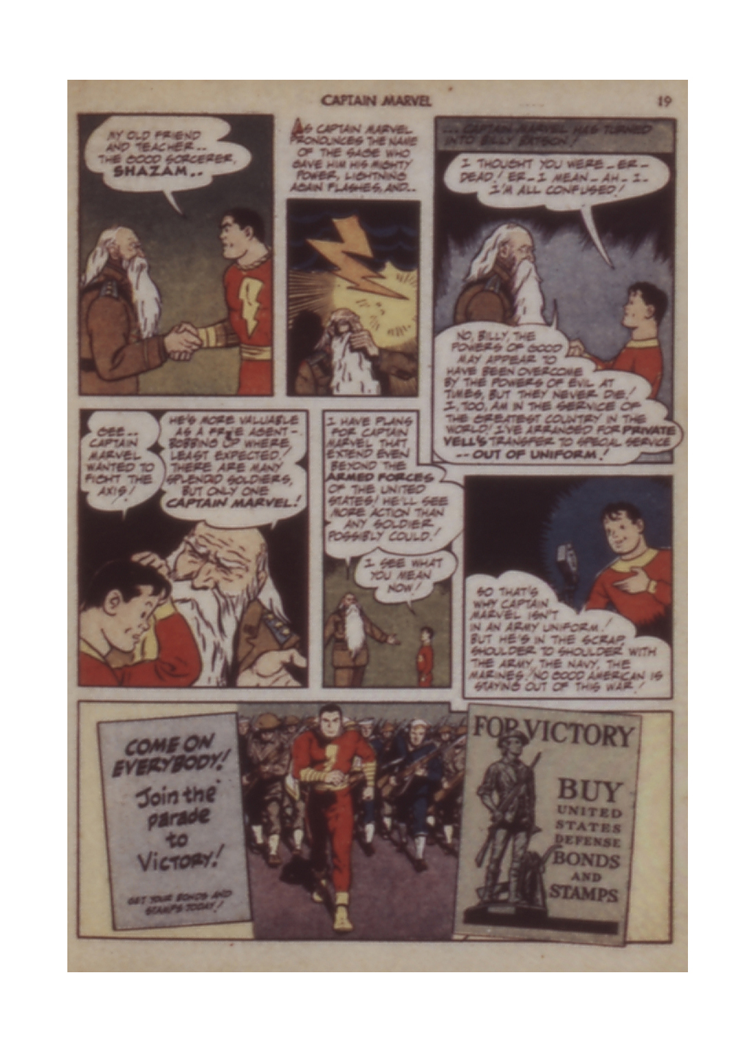 Read online Captain Marvel Adventures comic -  Issue #12 - 19