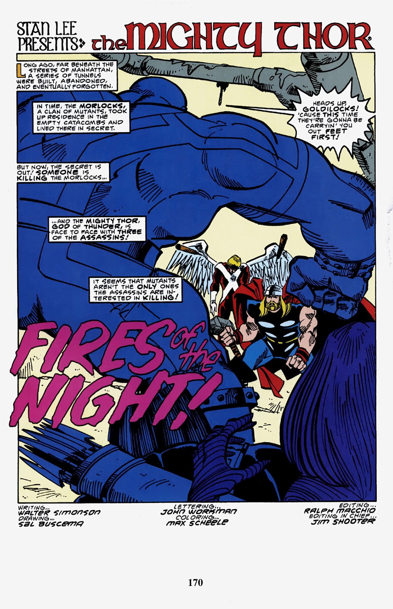 Read online Thor Visionaries: Walter Simonson comic -  Issue # TPB 4 - 171