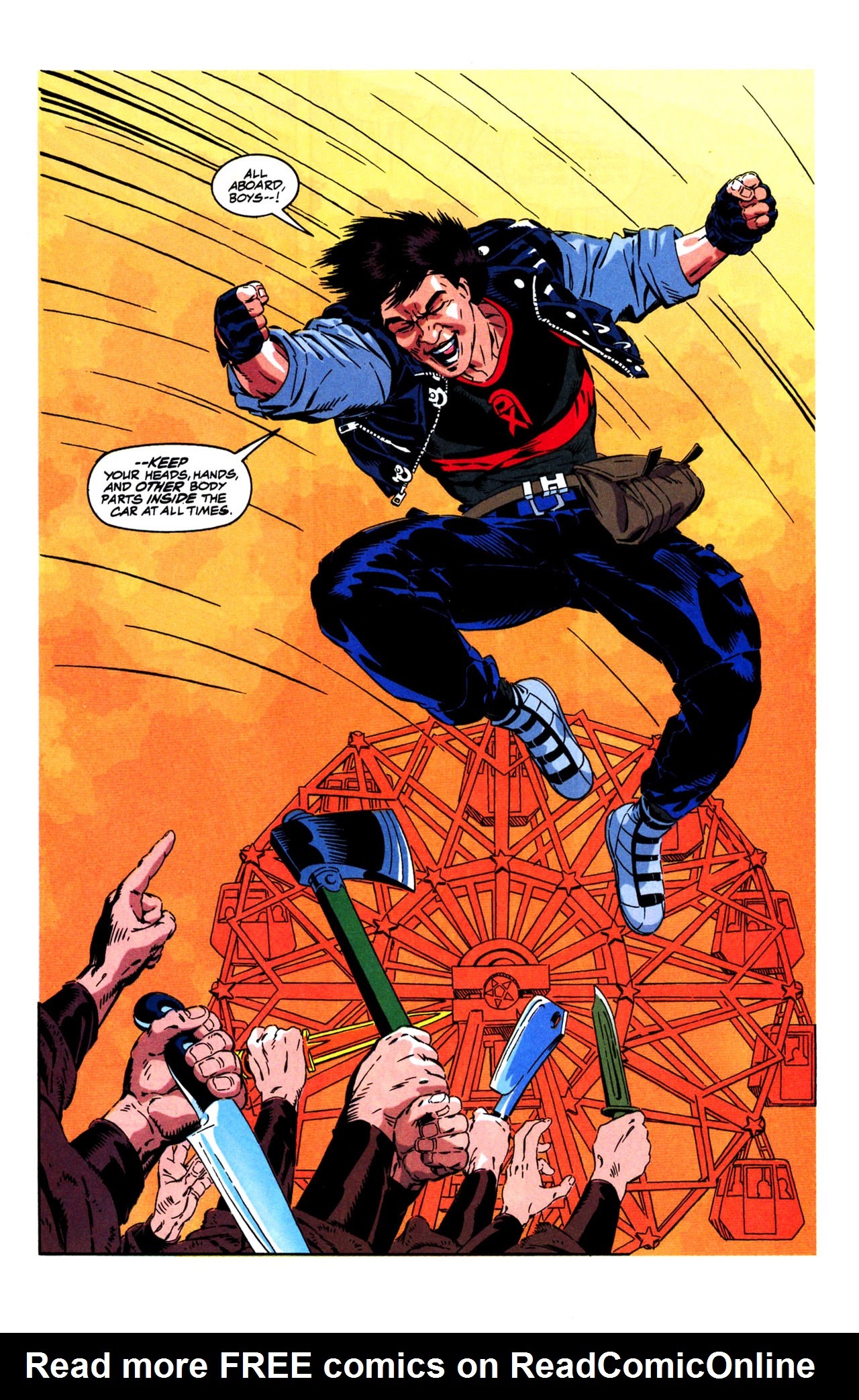 Read online Jackie Chan's Spartan X: The Armour of Heaven comic -  Issue #1 - 3